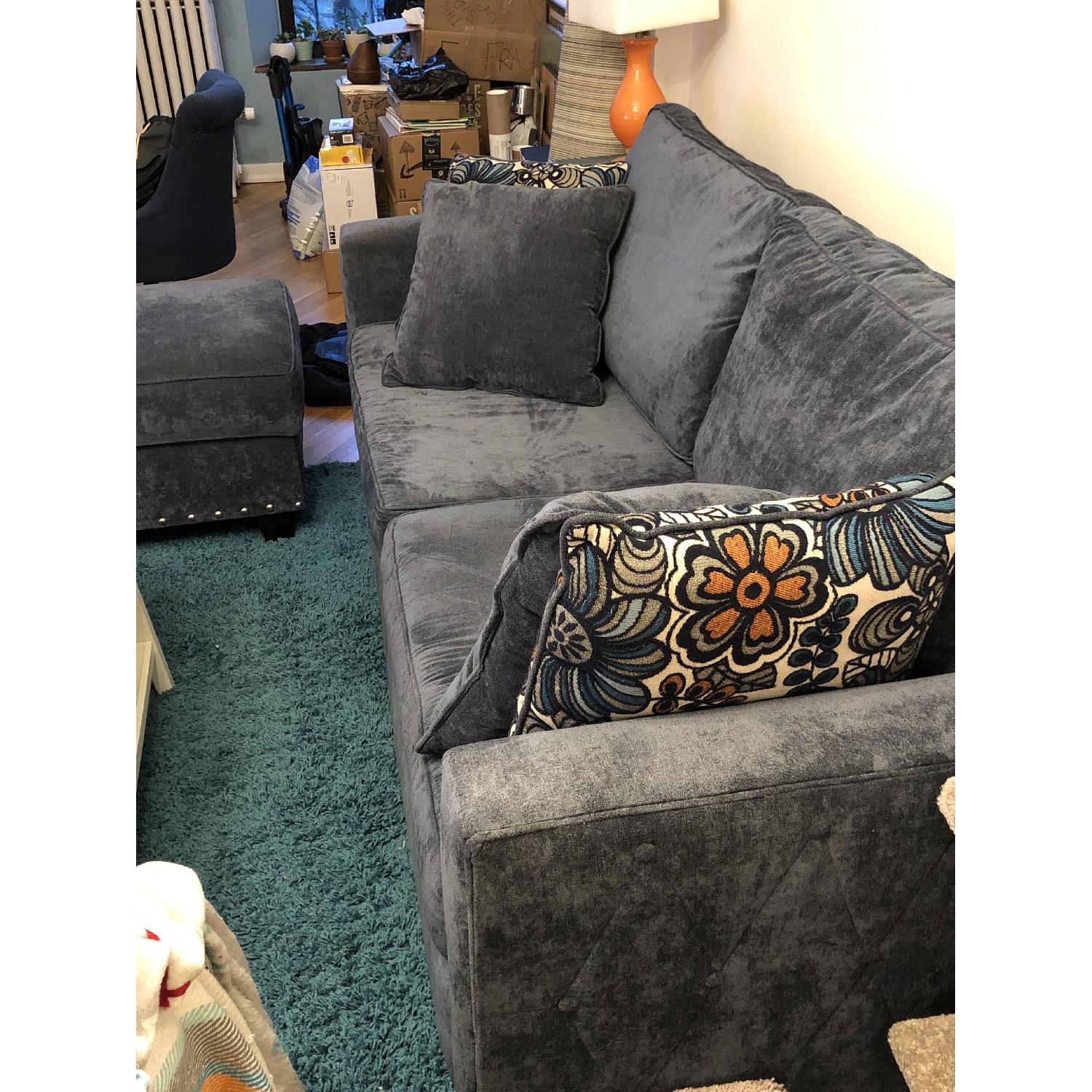 Bob's Melanie Sofa w/ Storage Ottoman - image-4