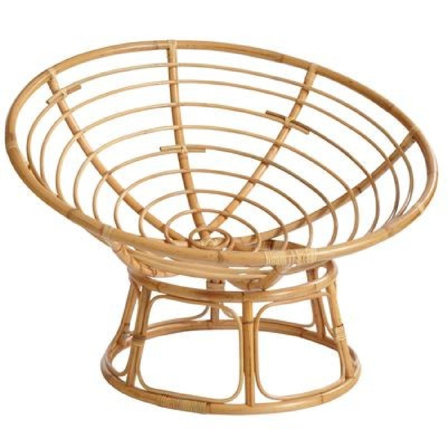 Pier 1 Natural Rattan Papasan Chair - image-4