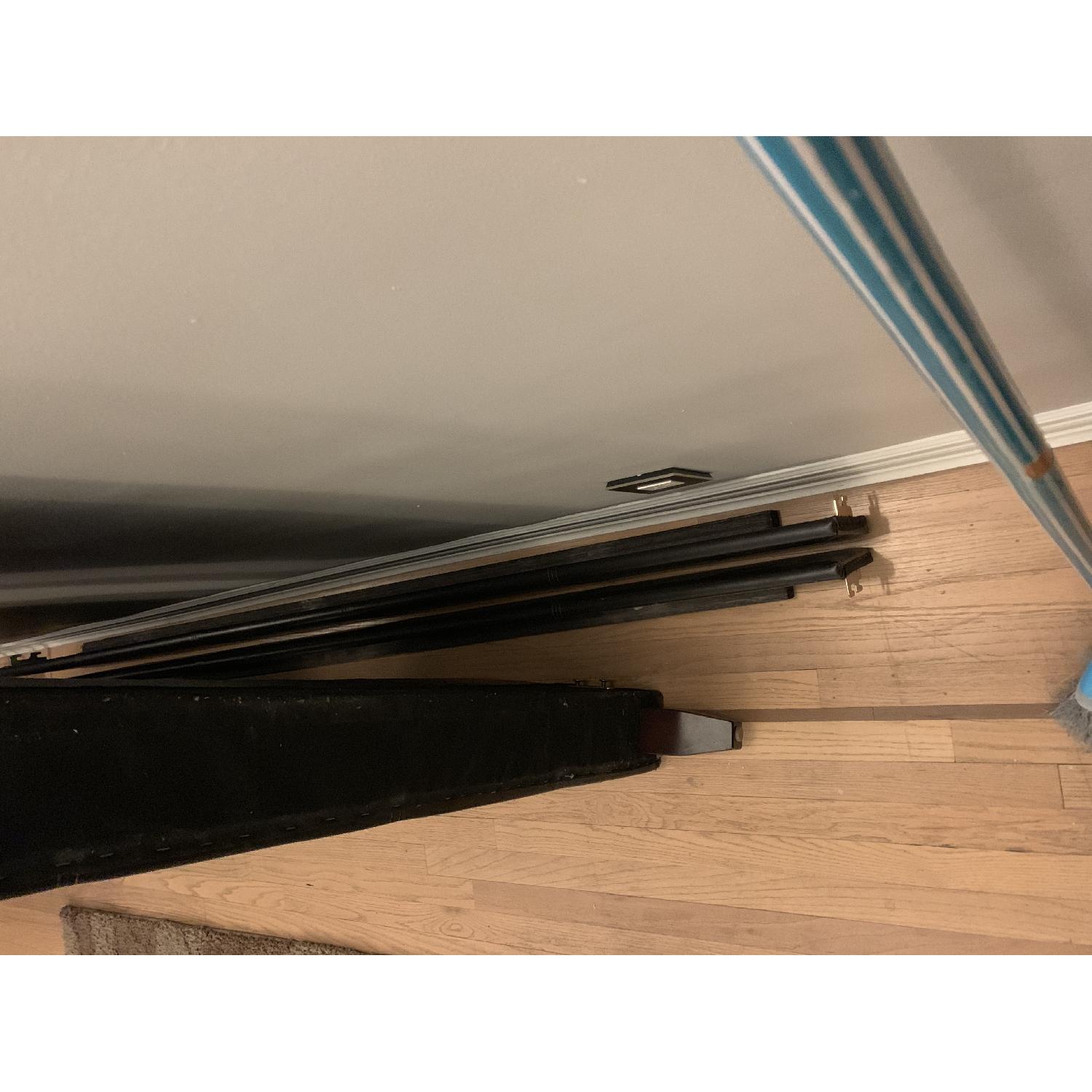 Sears Leather Queen Bed Frame - image-3