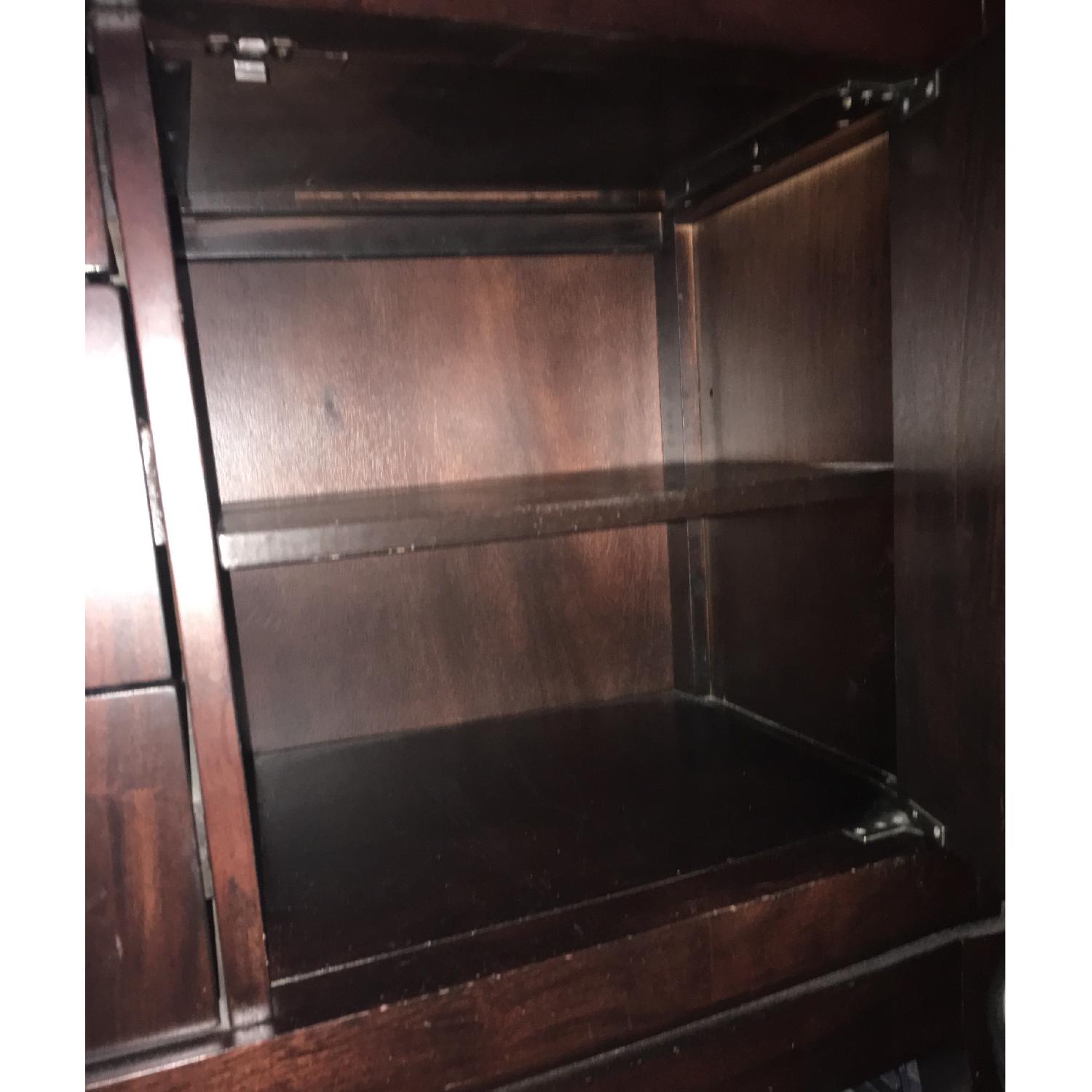 Raymour & Flanigan Spiga Espresso Dark Brown Server - image-4