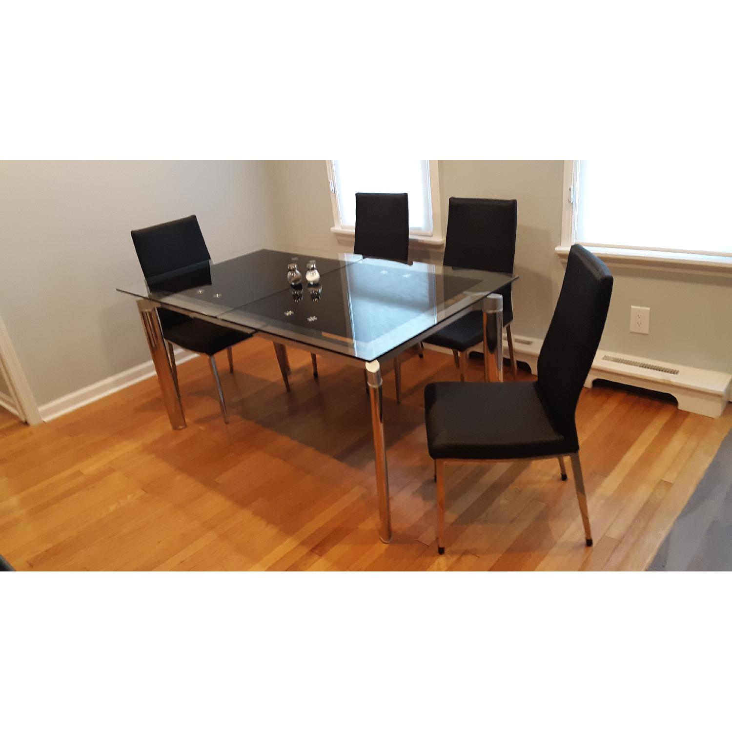 Sliding Extendable Dining Table AptDeco