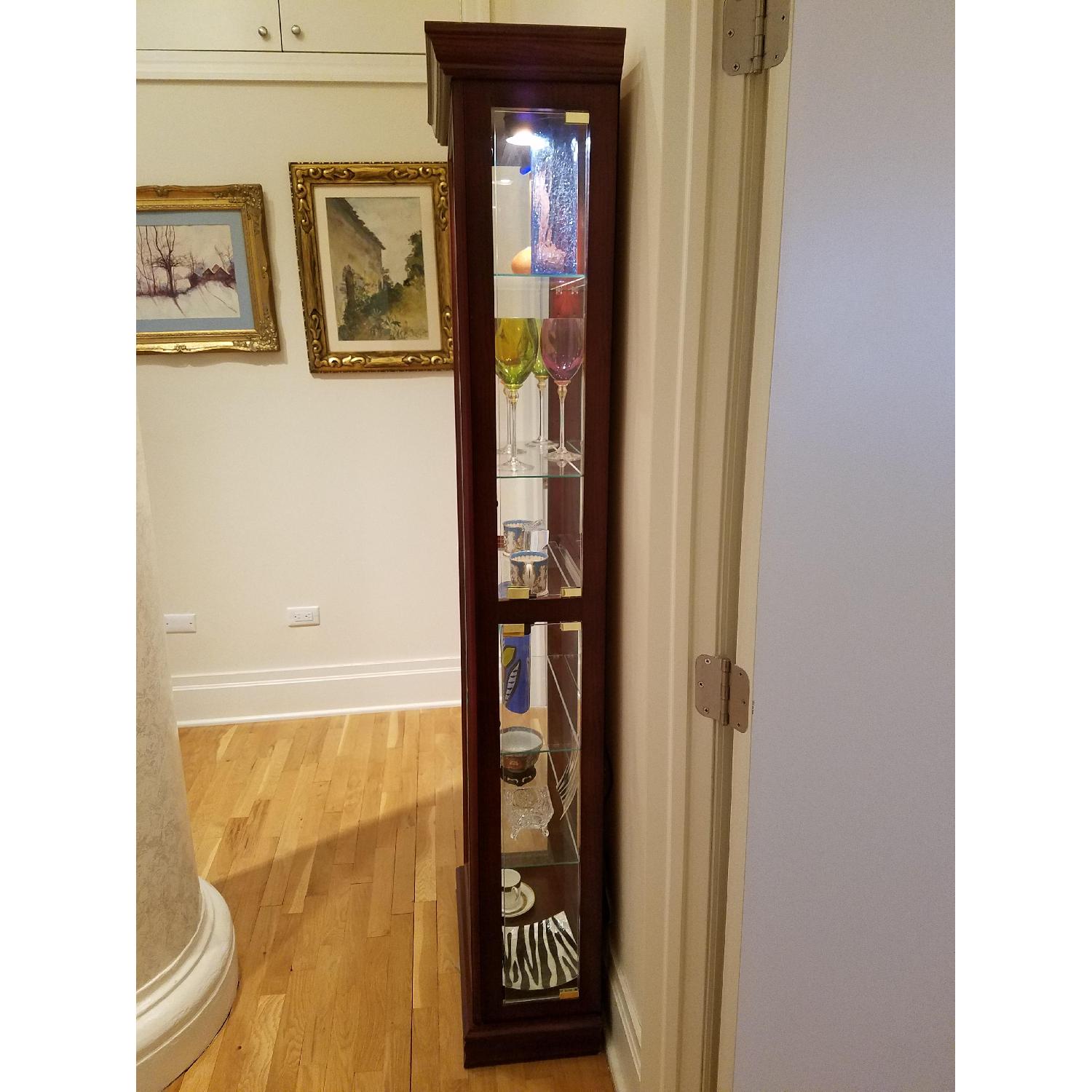 Pulaski Furniture Lighted & Mirrored Curio Cabinet - image-2