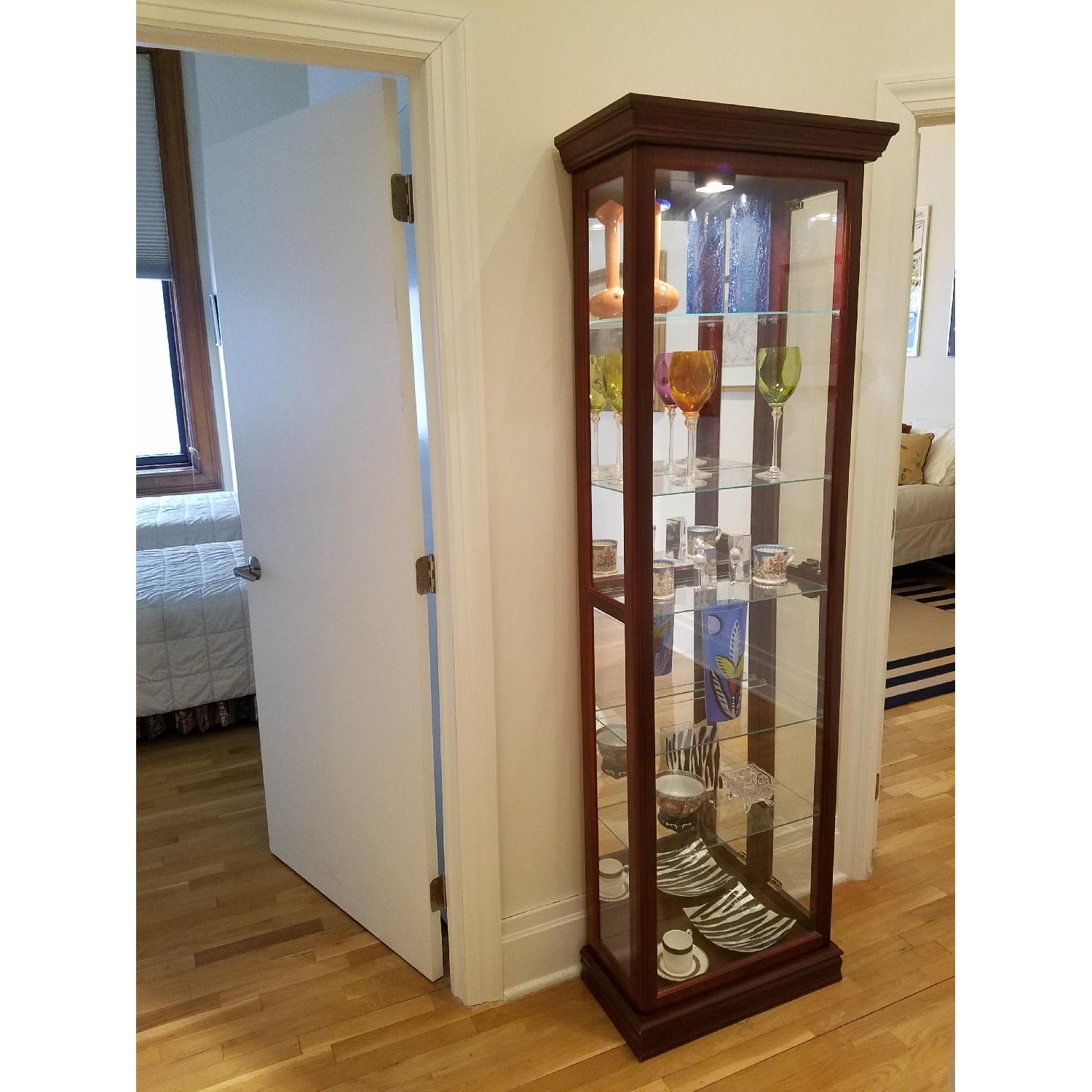 Pulaski Furniture Lighted & Mirrored Curio Cabinet - image-3
