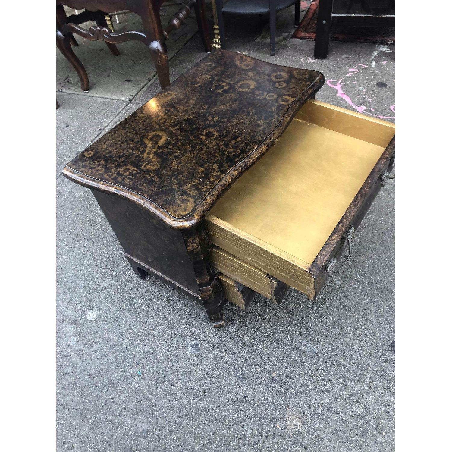 Vintage Small Bombay Style Nightstand AptDeco