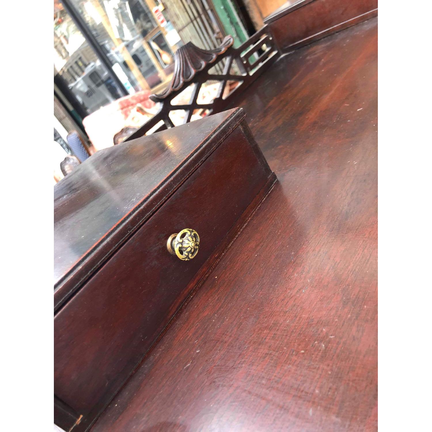 Antique 1930s Cherry Wood Oriental Style Dresser - image-12