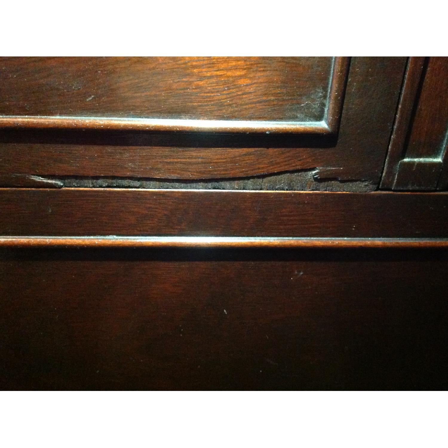 Antique 1930s Cherry Wood Oriental Style Dresser - image-19