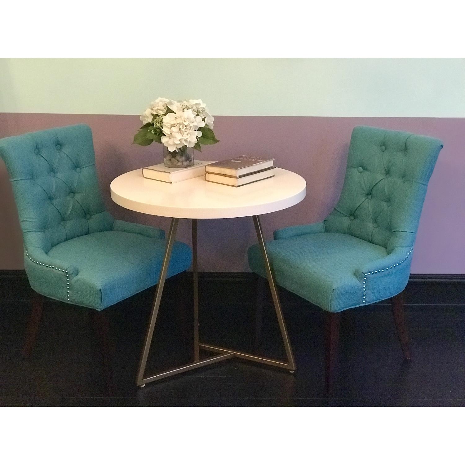 West Elm Lacquer Top Cafe Table - image-3