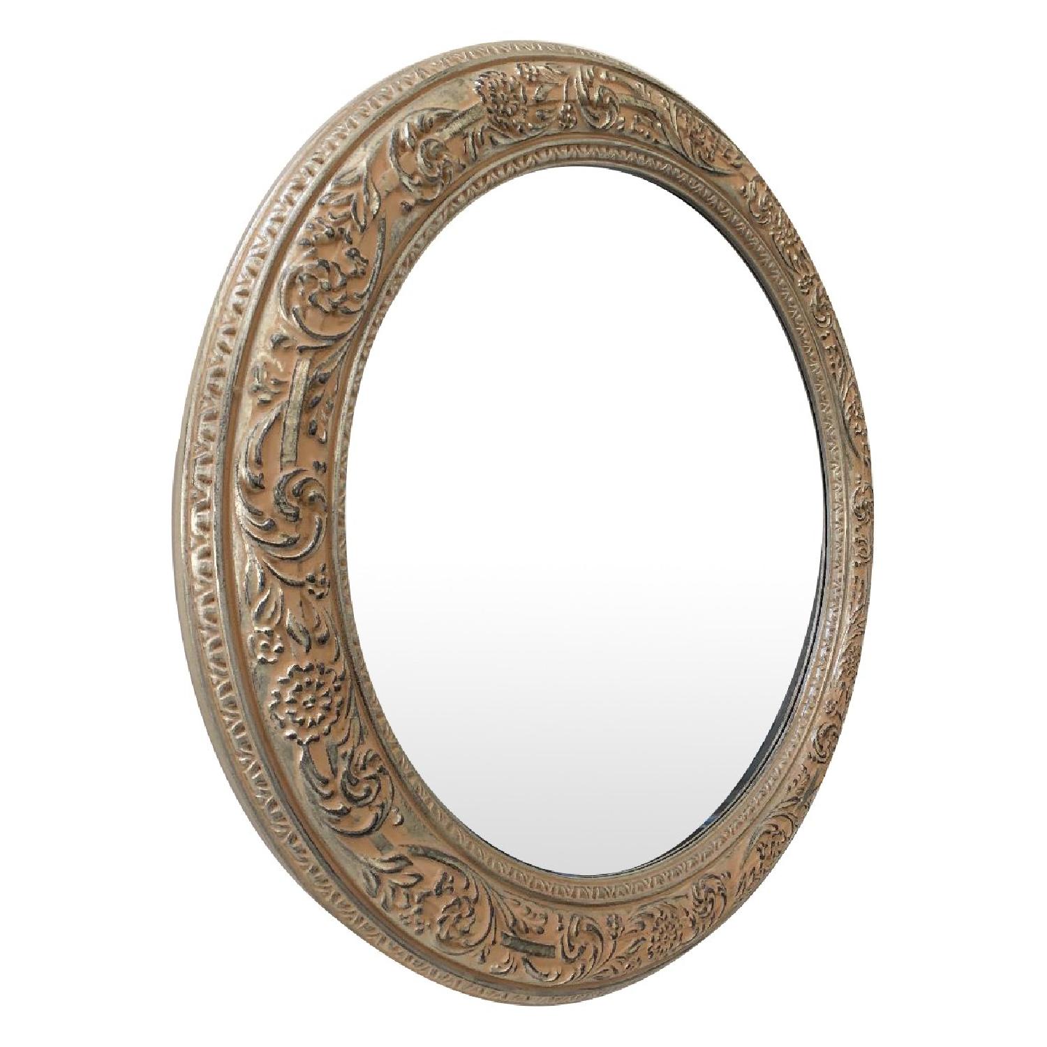 Bombay Co. Framed Round Wall Mirror AptDeco