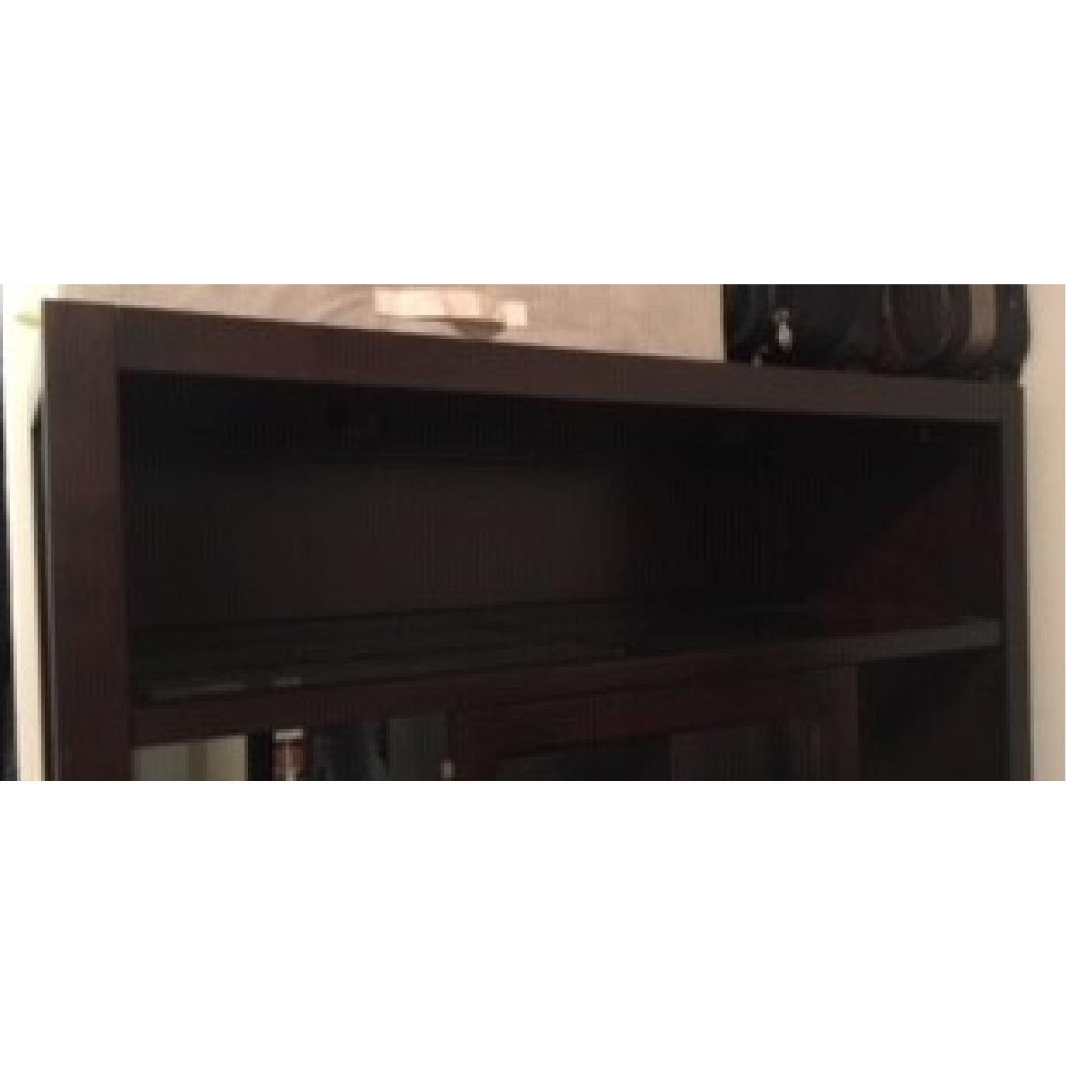 Raymour & Flanigan Spiga Espresso Dark Brown China Cabinet - image-4