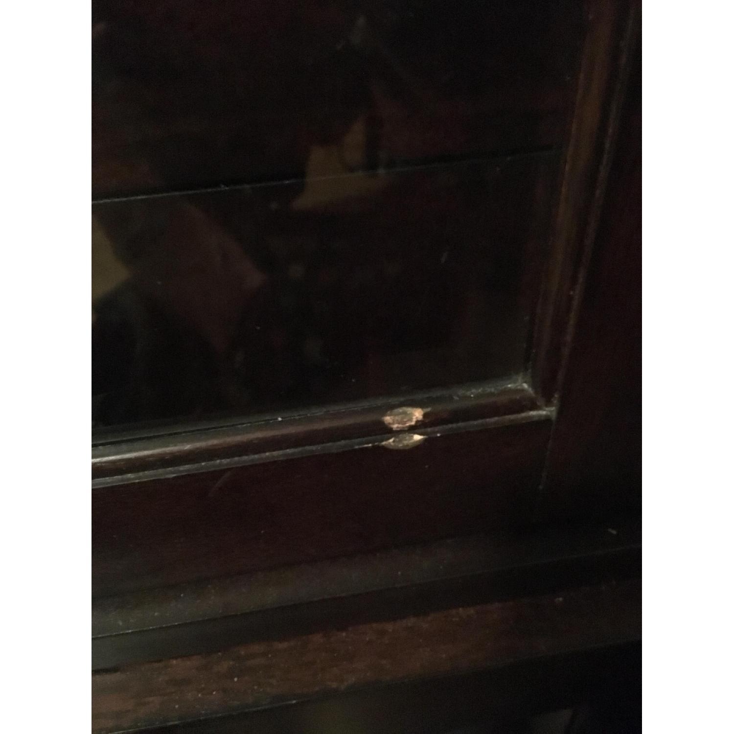 Raymour & Flanigan Spiga Espresso Dark Brown China Cabinet - image-6