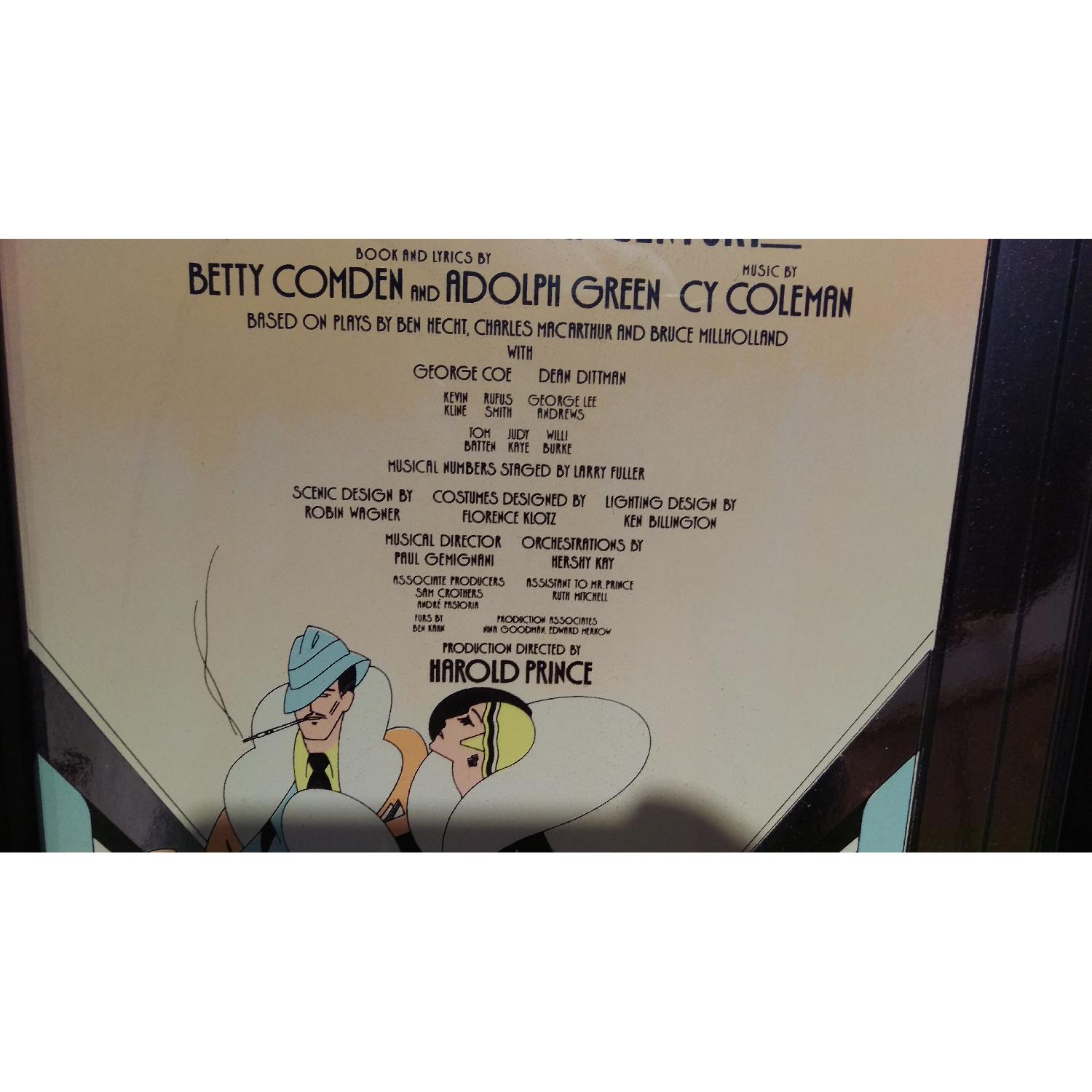 Framed 1970s On The Twentieth Century Broadway Play Sign - image-3