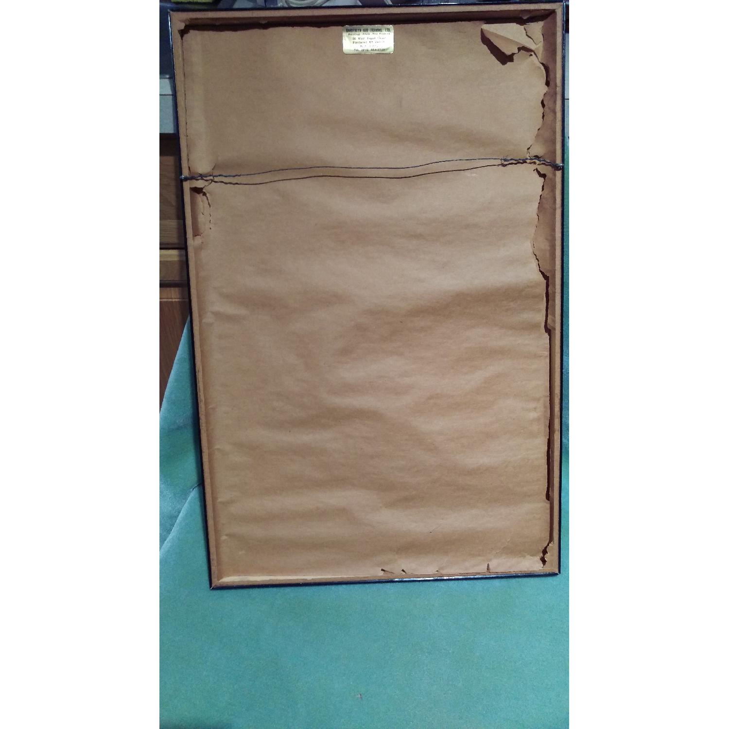 Framed 1970s On The Twentieth Century Broadway Play Sign - image-9