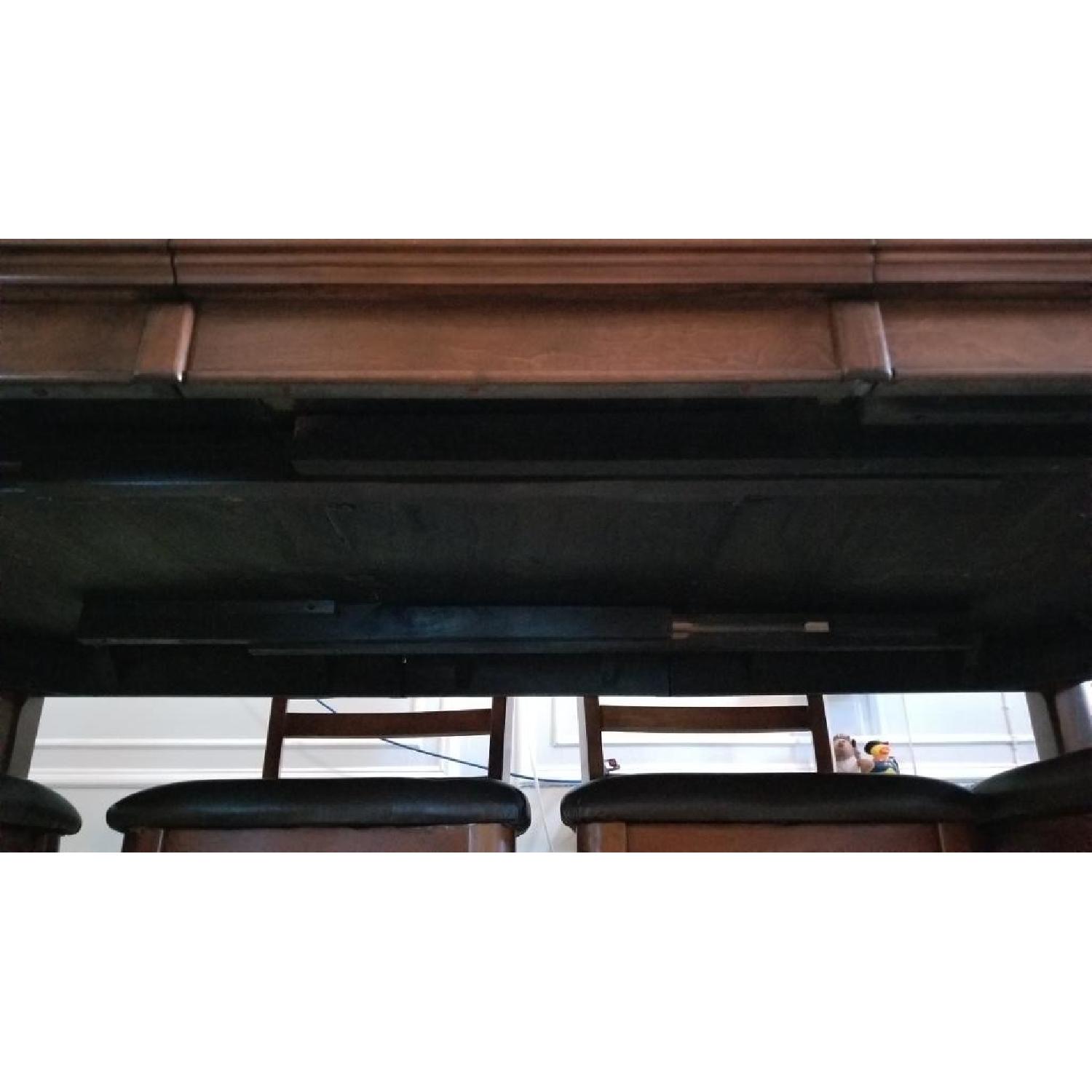 Extendable Dining Table w/ 6 Chairs - image-1