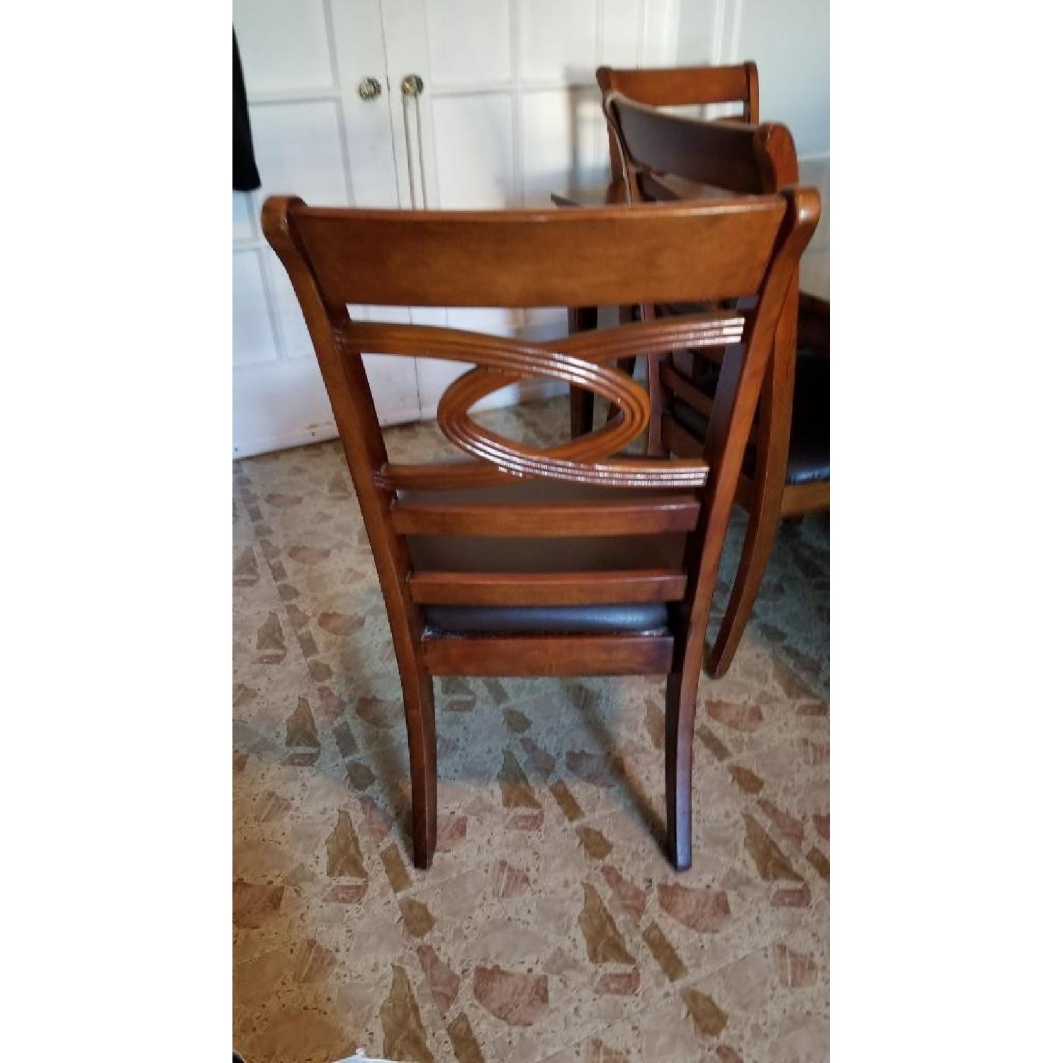 Extendable Dining Table w/ 6 Chairs - image-3