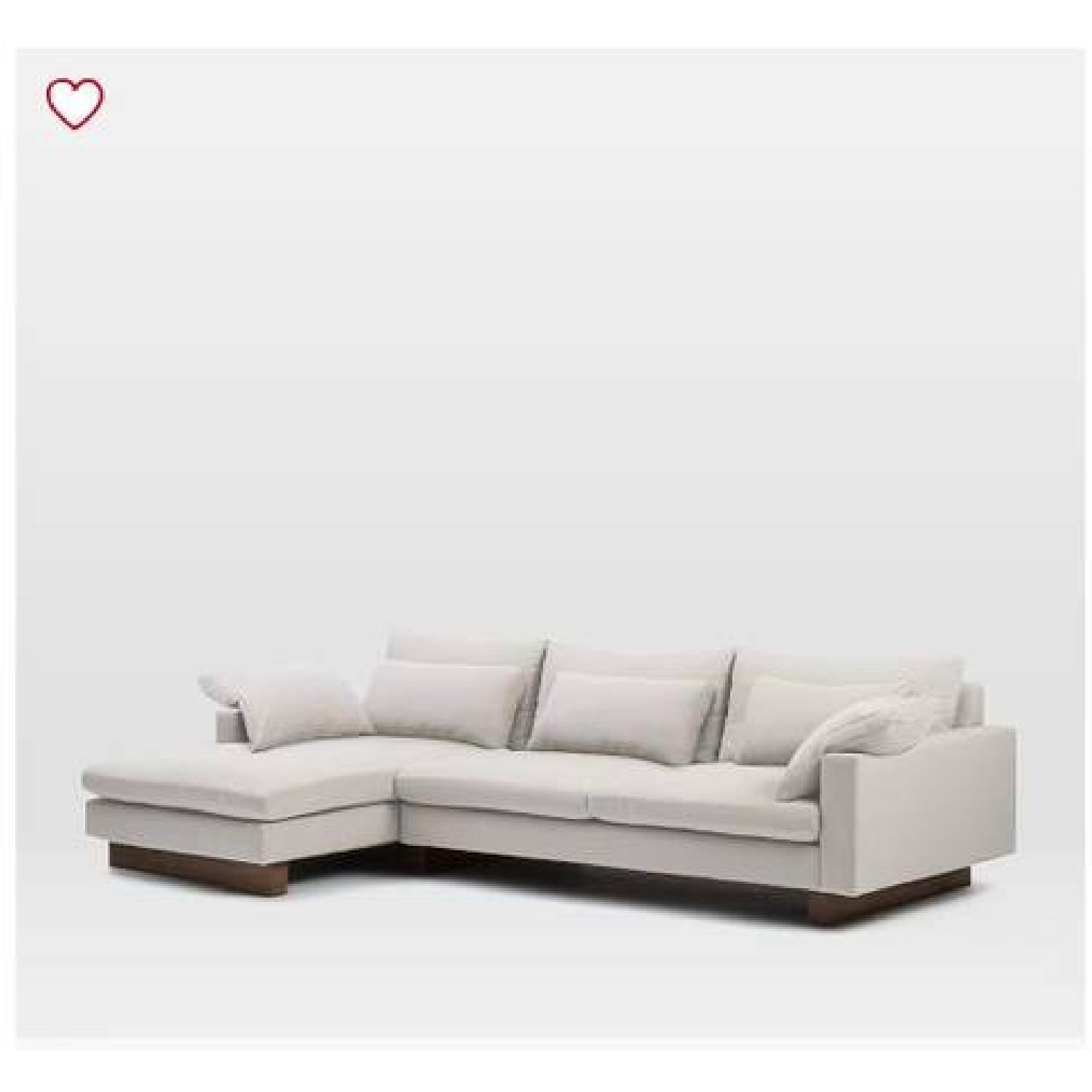 West Elm Harmony Left Chaise Sectional Sofa - image-1