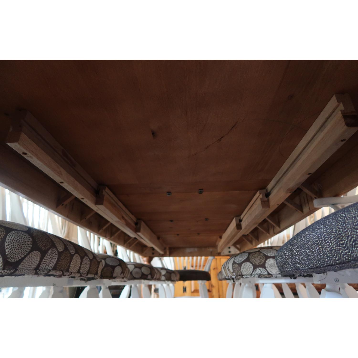 Vintage Solid Oak Dining Table - image-4