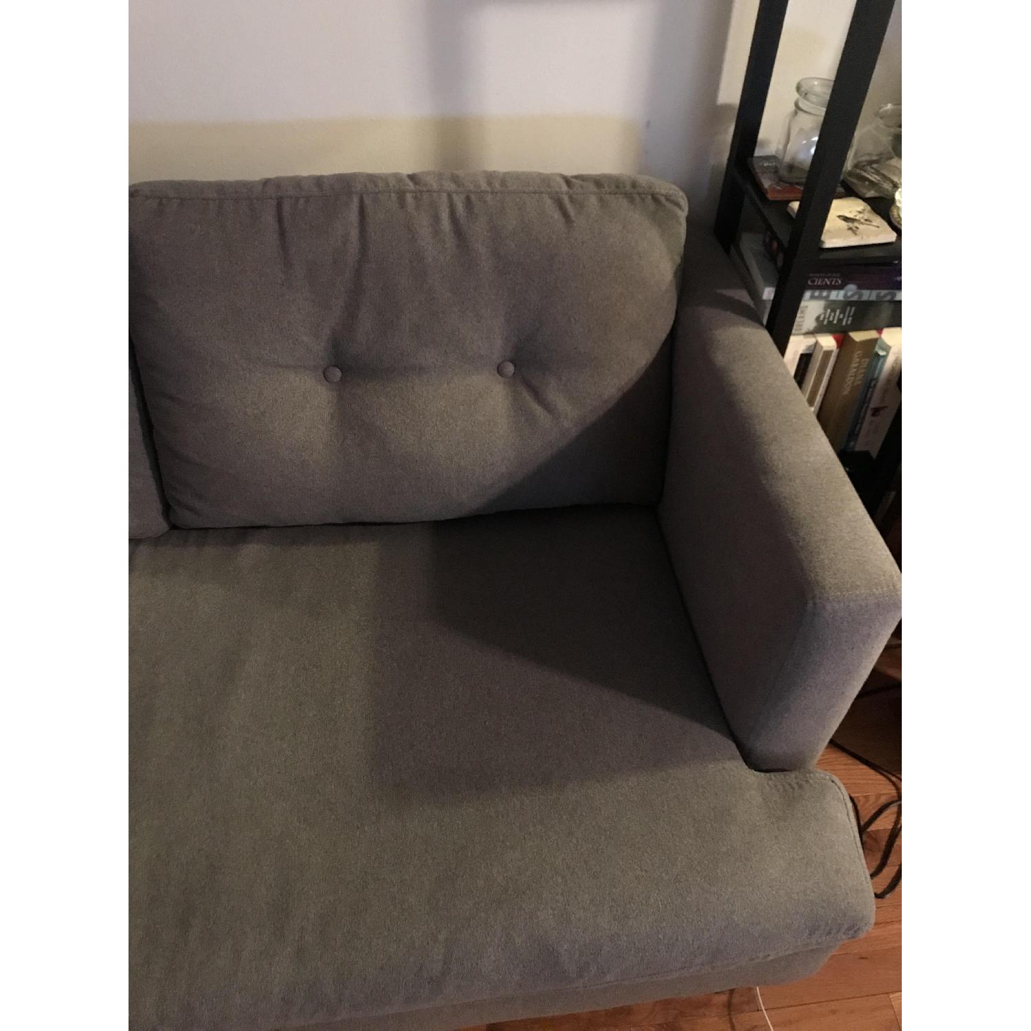 West Elm Sectional Sofa w/ Chaise Lounge - image-3