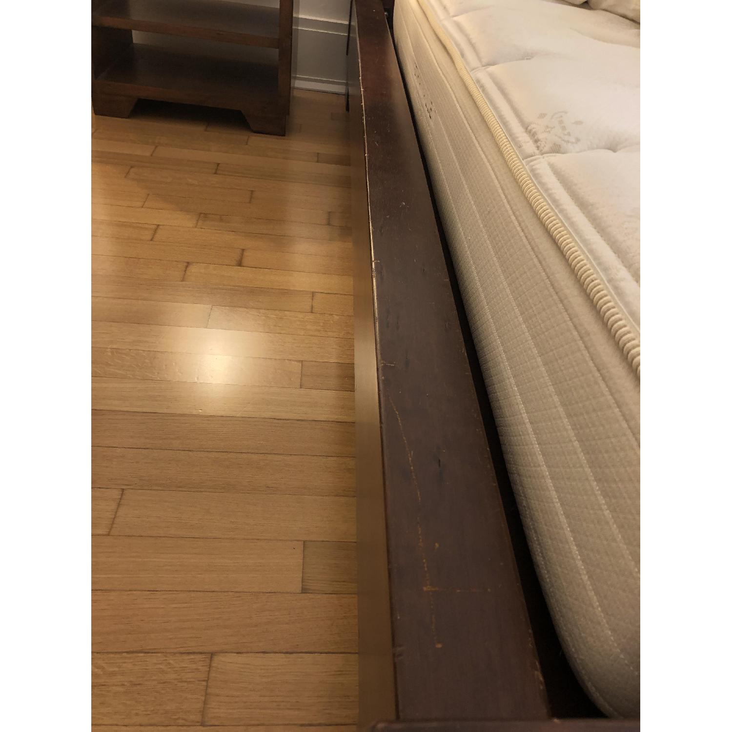 Pottery Barn Mahogany Sumatra Queen Bed - image-3