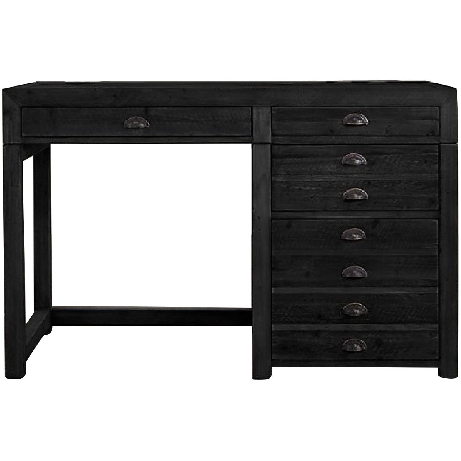 Restoration Hardware Printmaker's Wooden Desk AptDeco