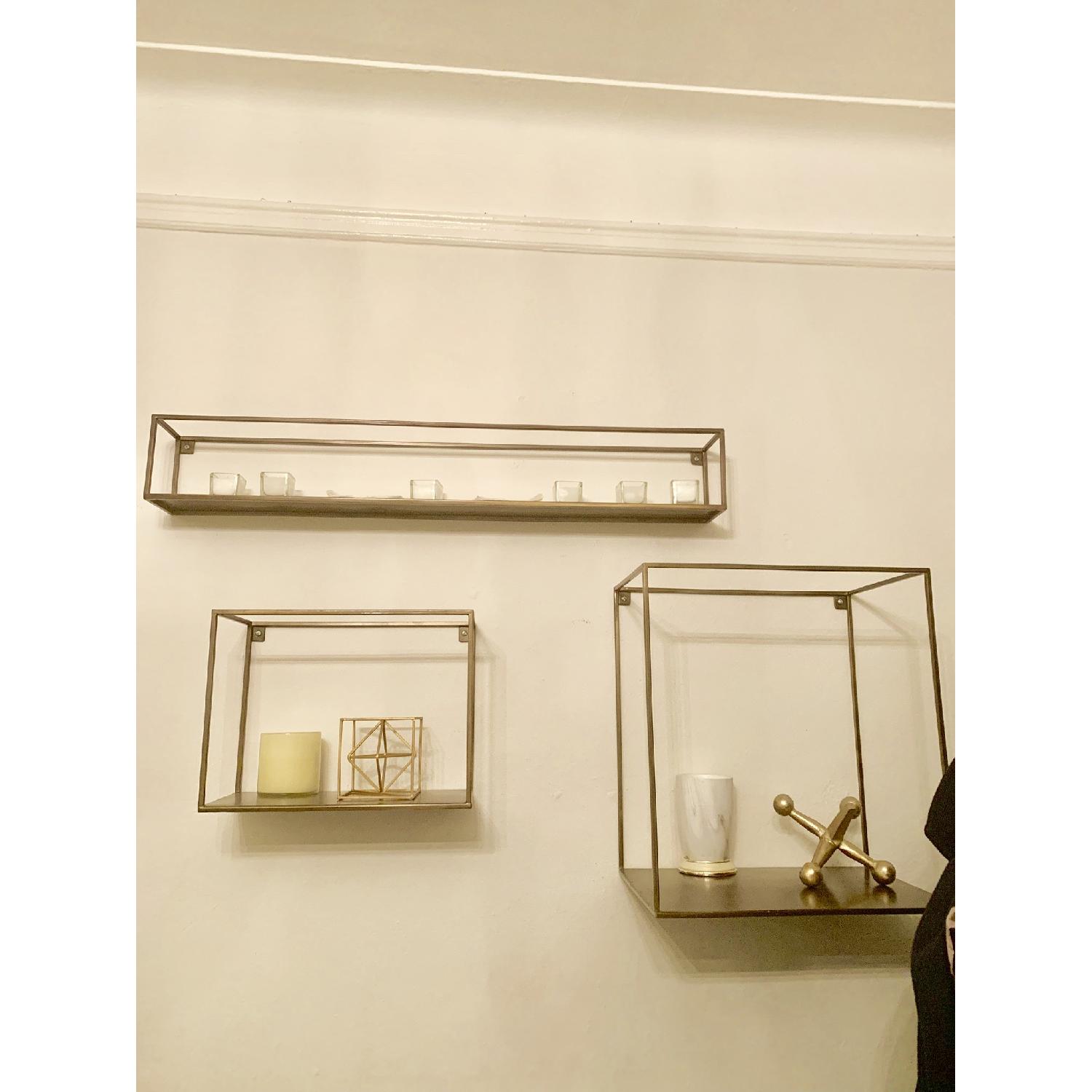 Pottery Barn Cube Display Shelving - image-1