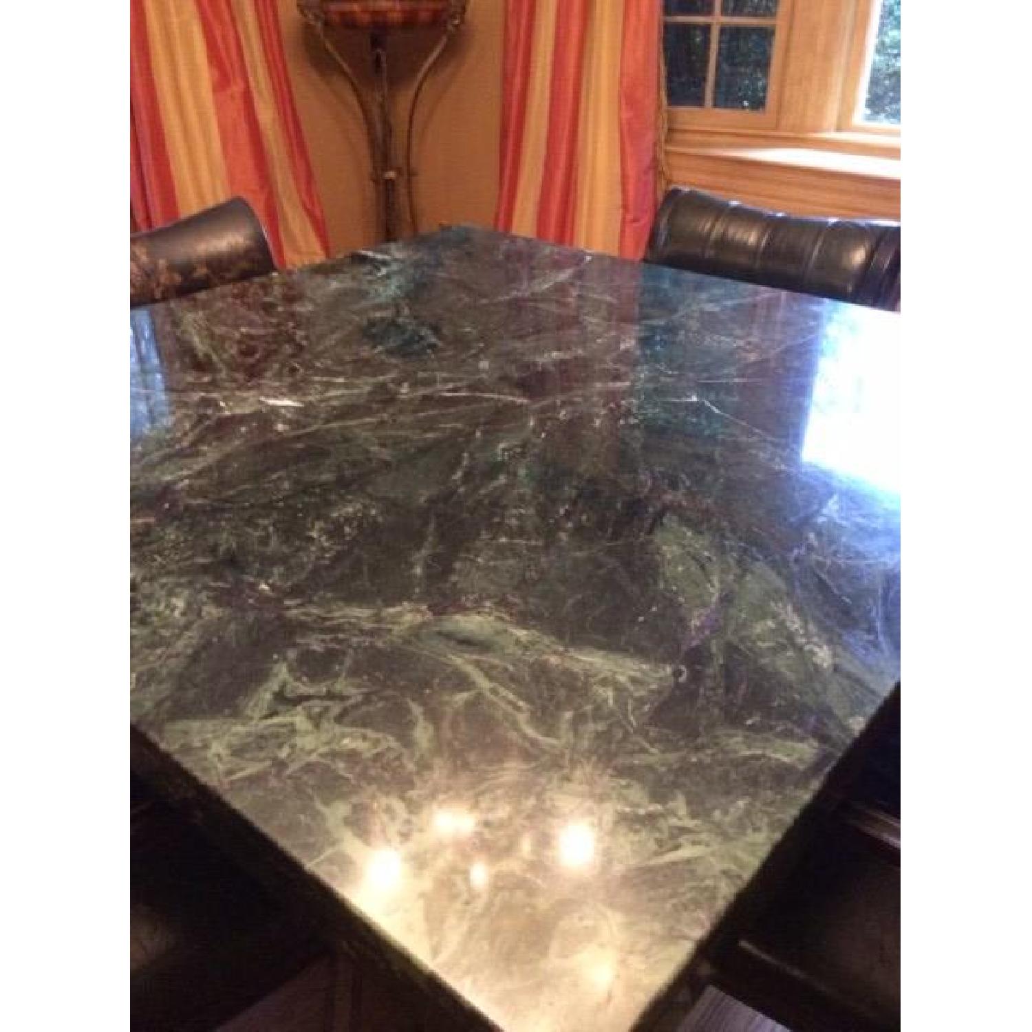 Marble Craftsman Italian Marble Table in Verde Green - image-0