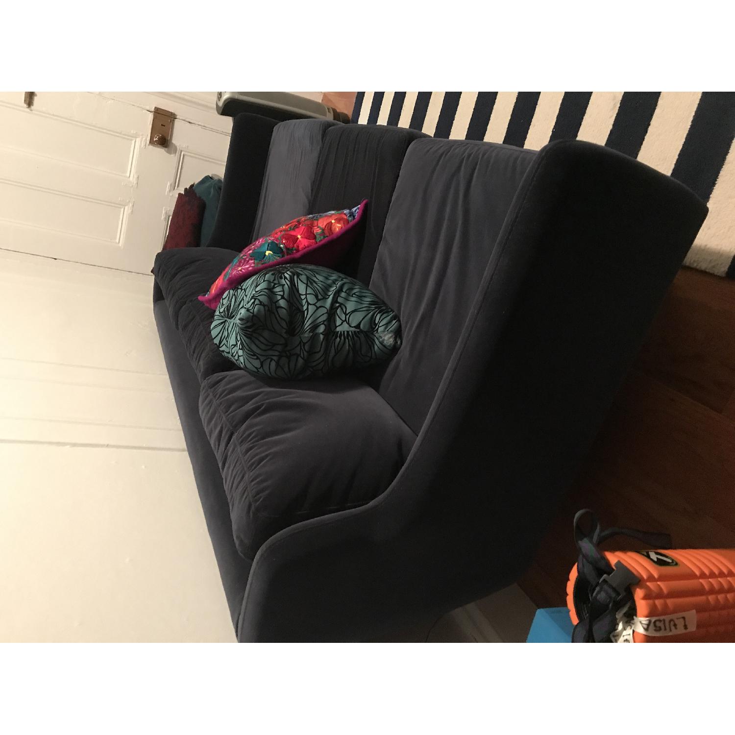 Article Matrix Velvet Blue Sofa - image-2