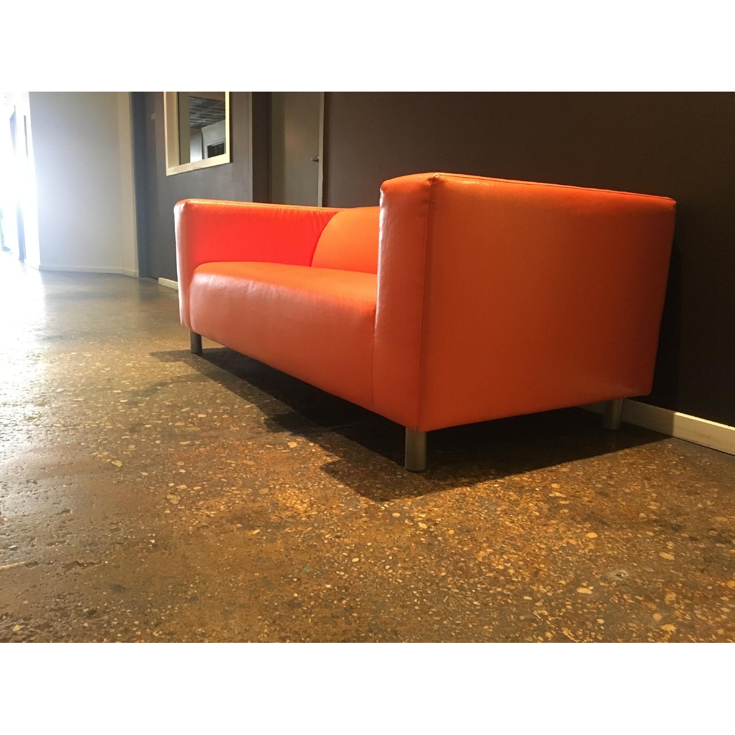 Ikea Orange 2-Seater Couch - image-5