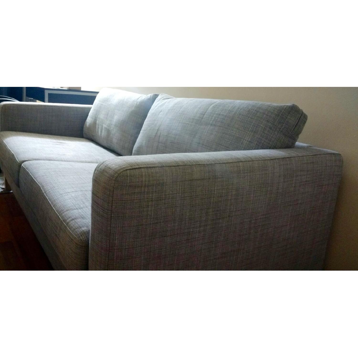 Ikea Karlstad Sofa in Grey Fabric - image-5