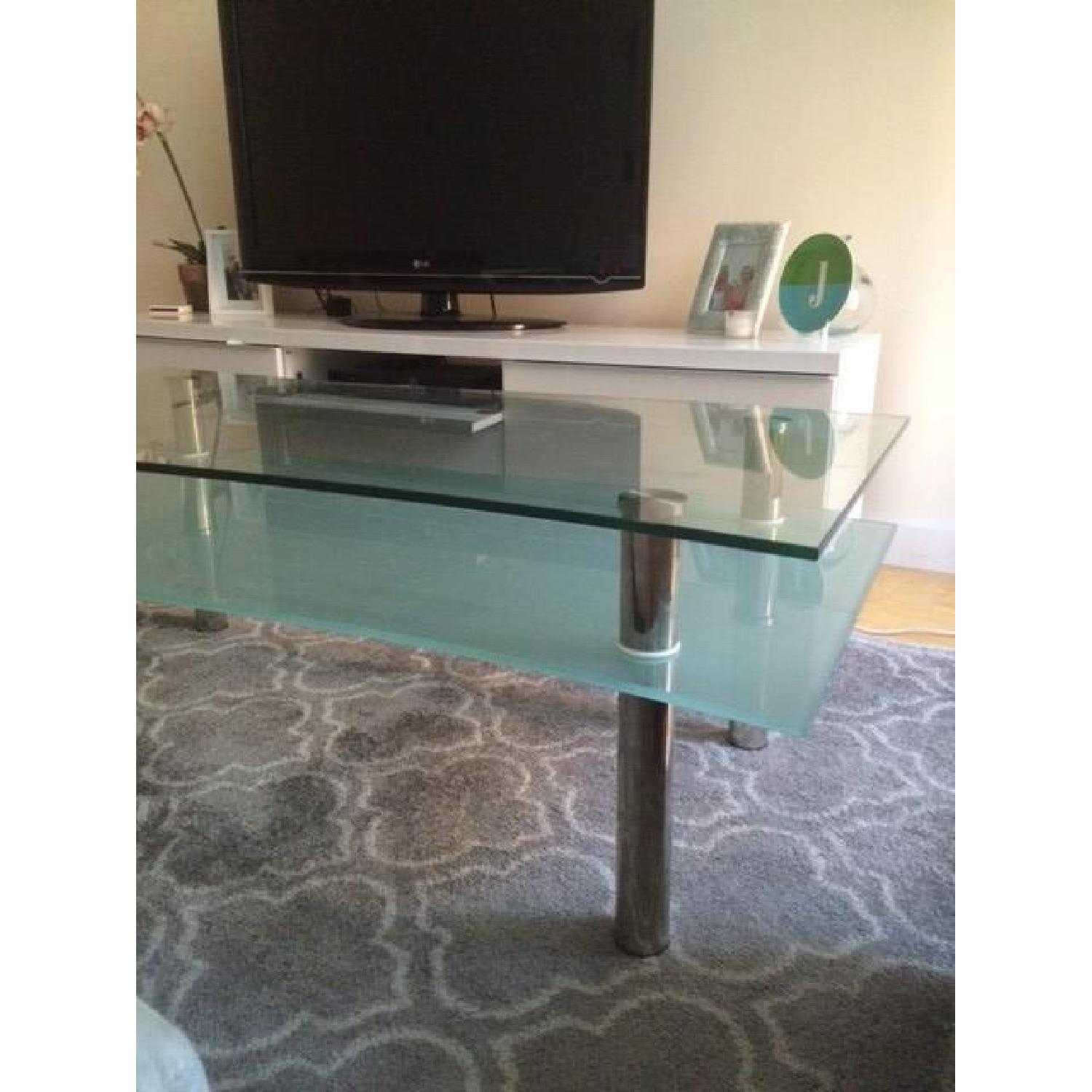 Double Pane Glass Coffee Table - image-2