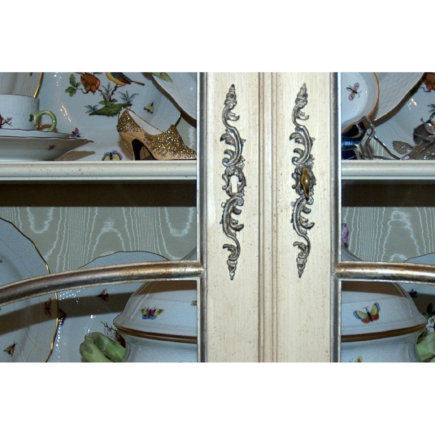French Provincial Louis XV Style Lighted China Cabinet - image-14