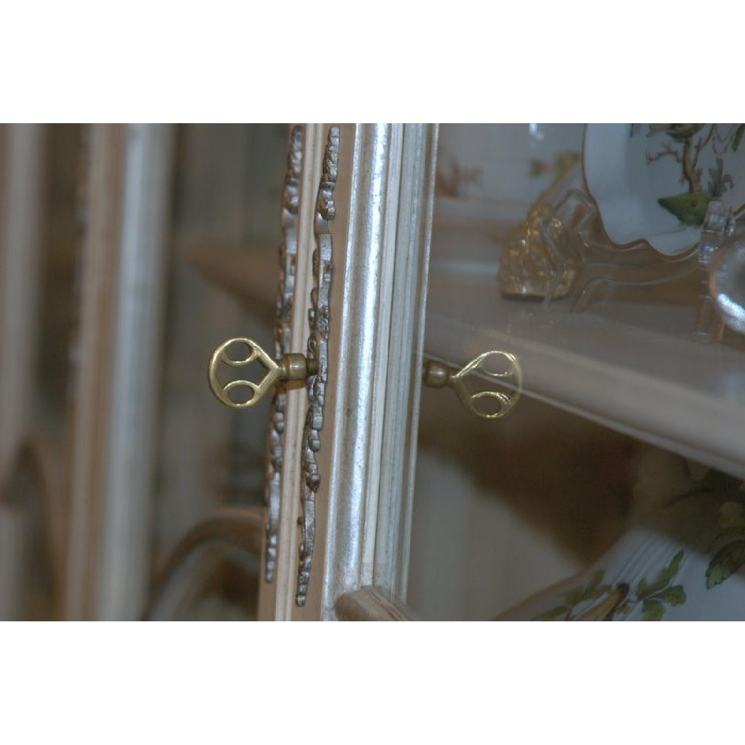 French Provincial Louis XV Style Lighted China Cabinet - image-16