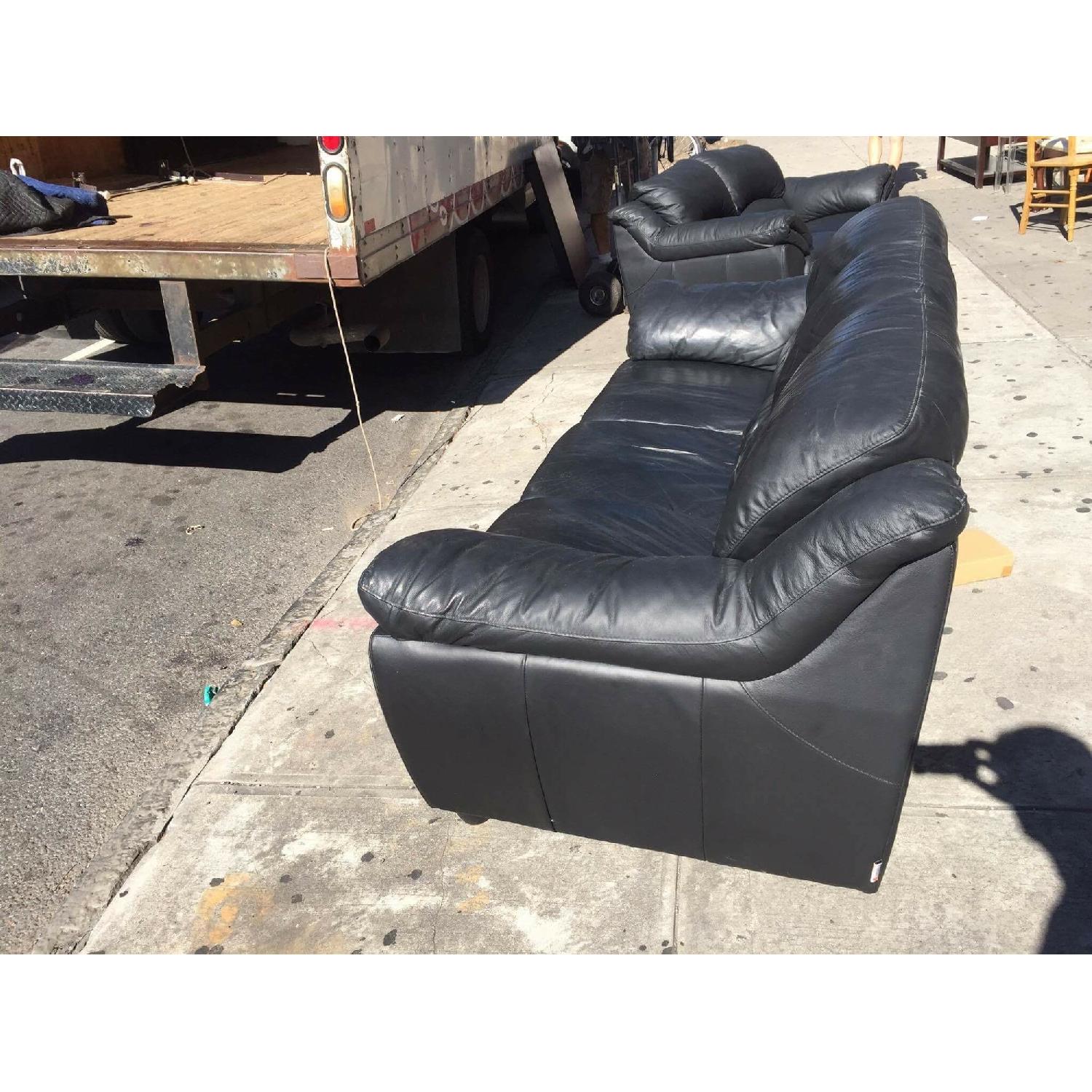 Simon Li Leather Sofa - image-3