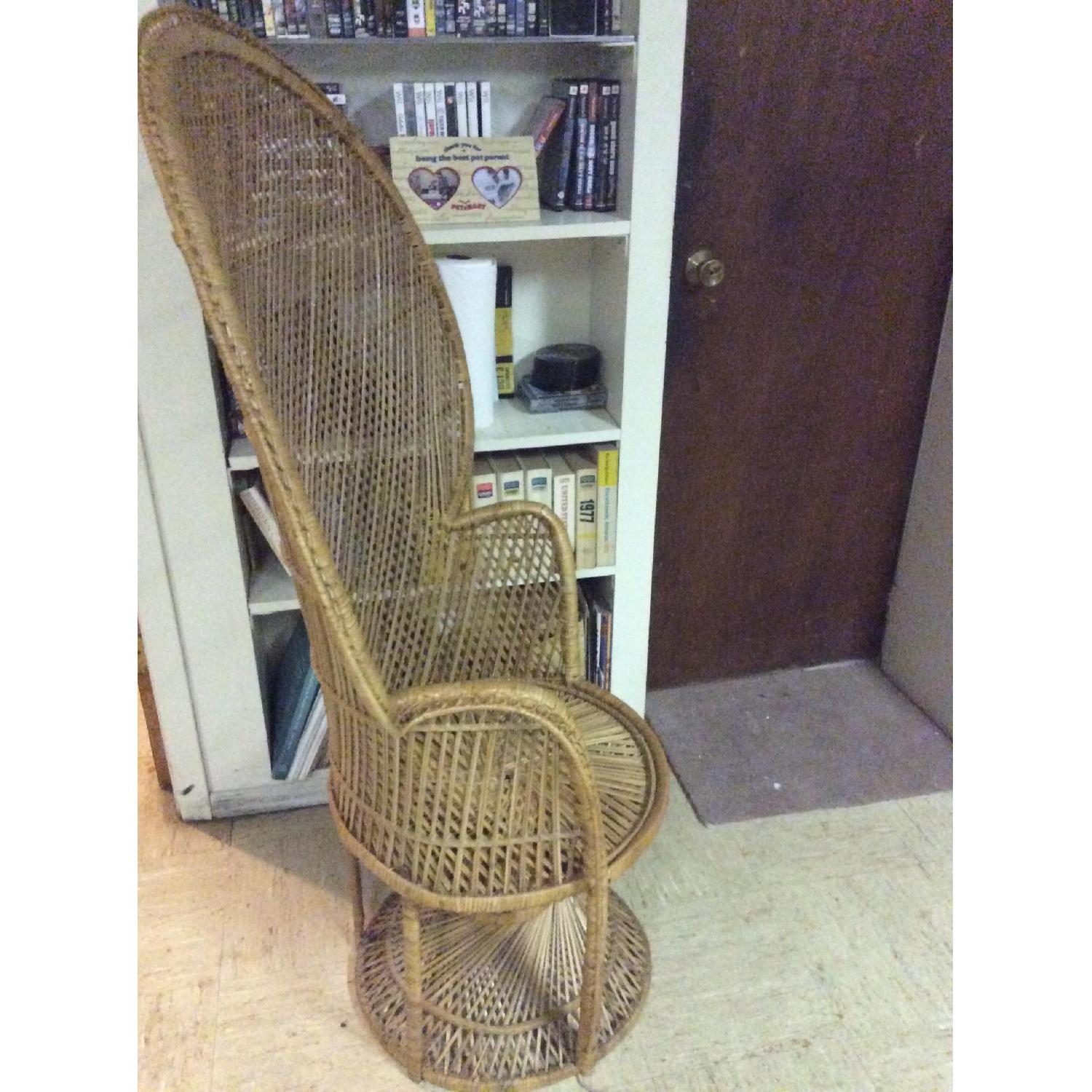 Vintage 1970s Rattan Chair - image-3