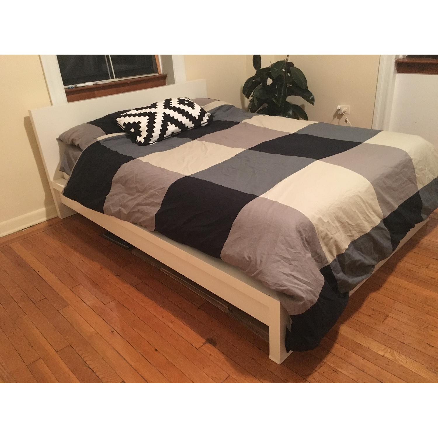 Ikea Malm Full Size Bed Frame in White - image-1