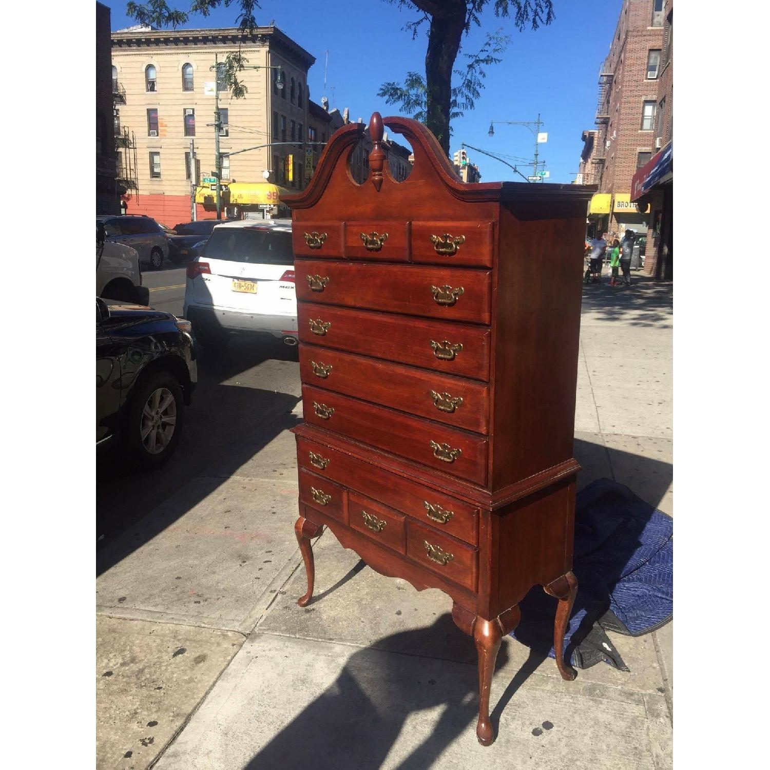 Lea Furniture High Boy Tall Dresser w/ Queen Anne Legs - image-2