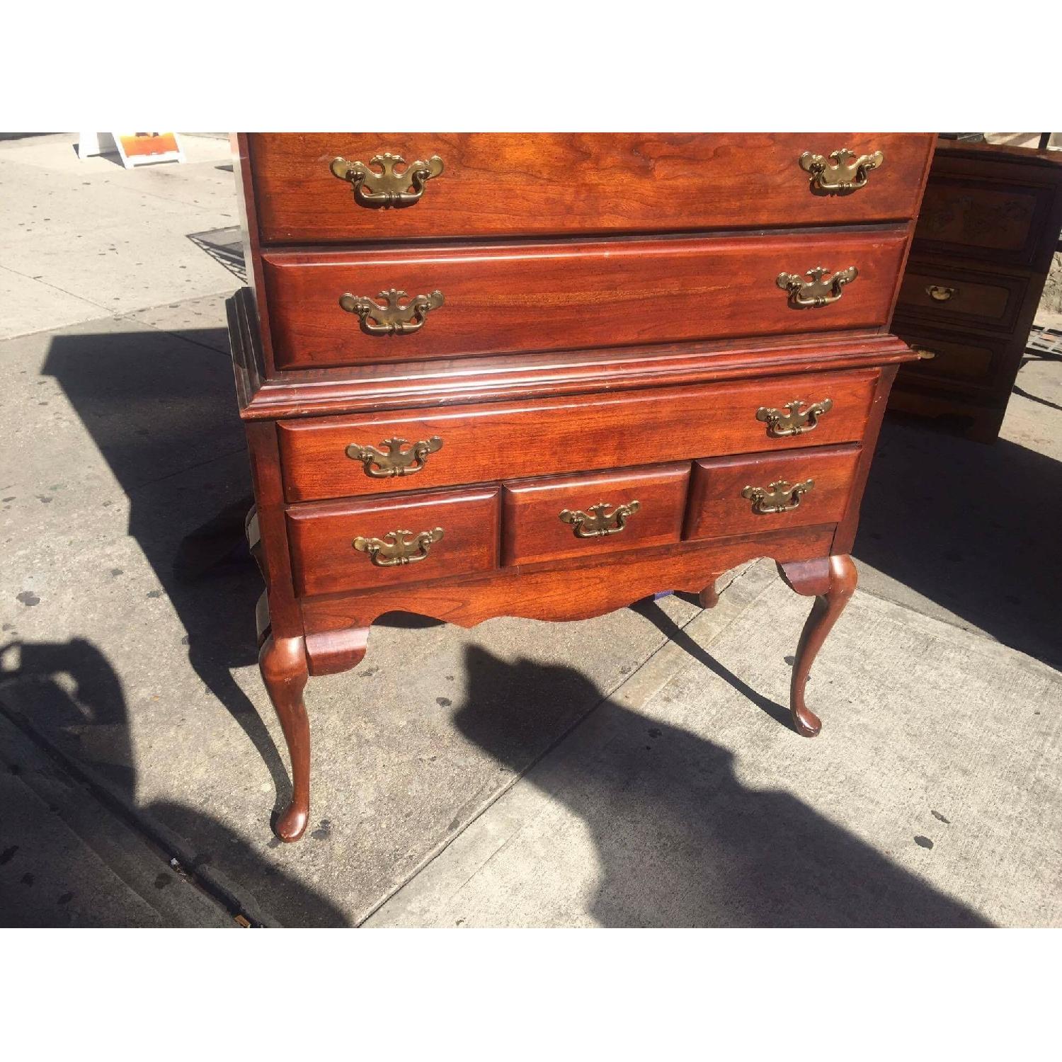 Lea Furniture High Boy Tall Dresser w/ Queen Anne Legs - image-4