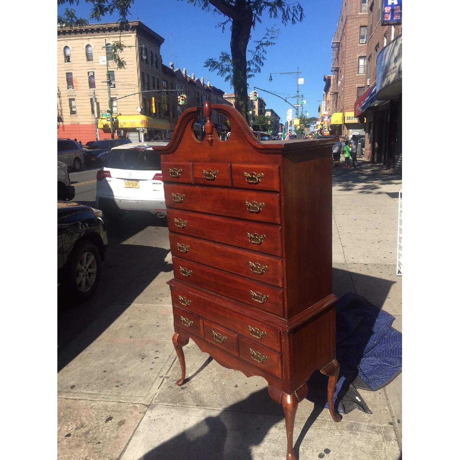 Lea Furniture High Boy Tall Dresser w/ Queen Anne Legs - image-14