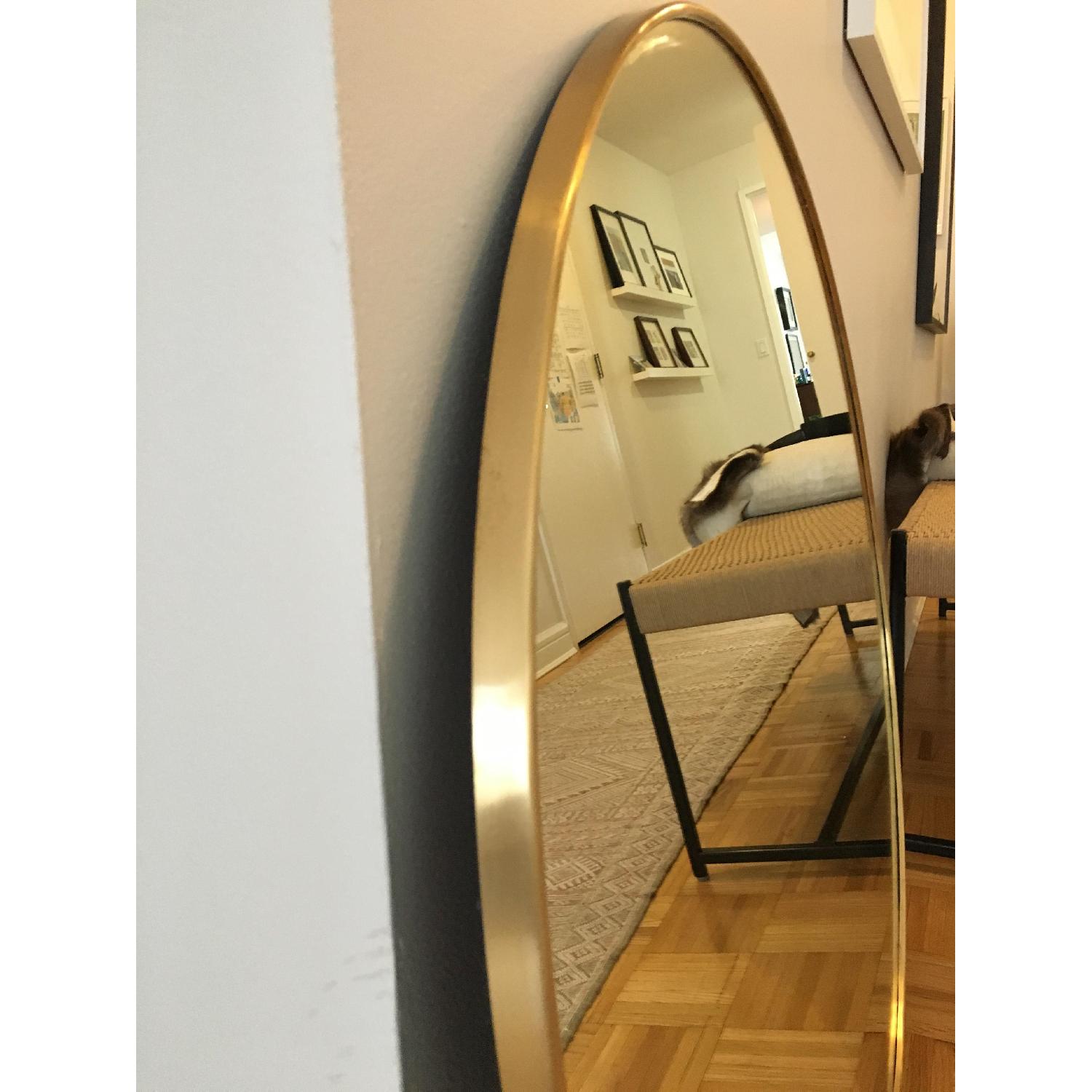 Rejuvenation Round Brass Mirror - image-2