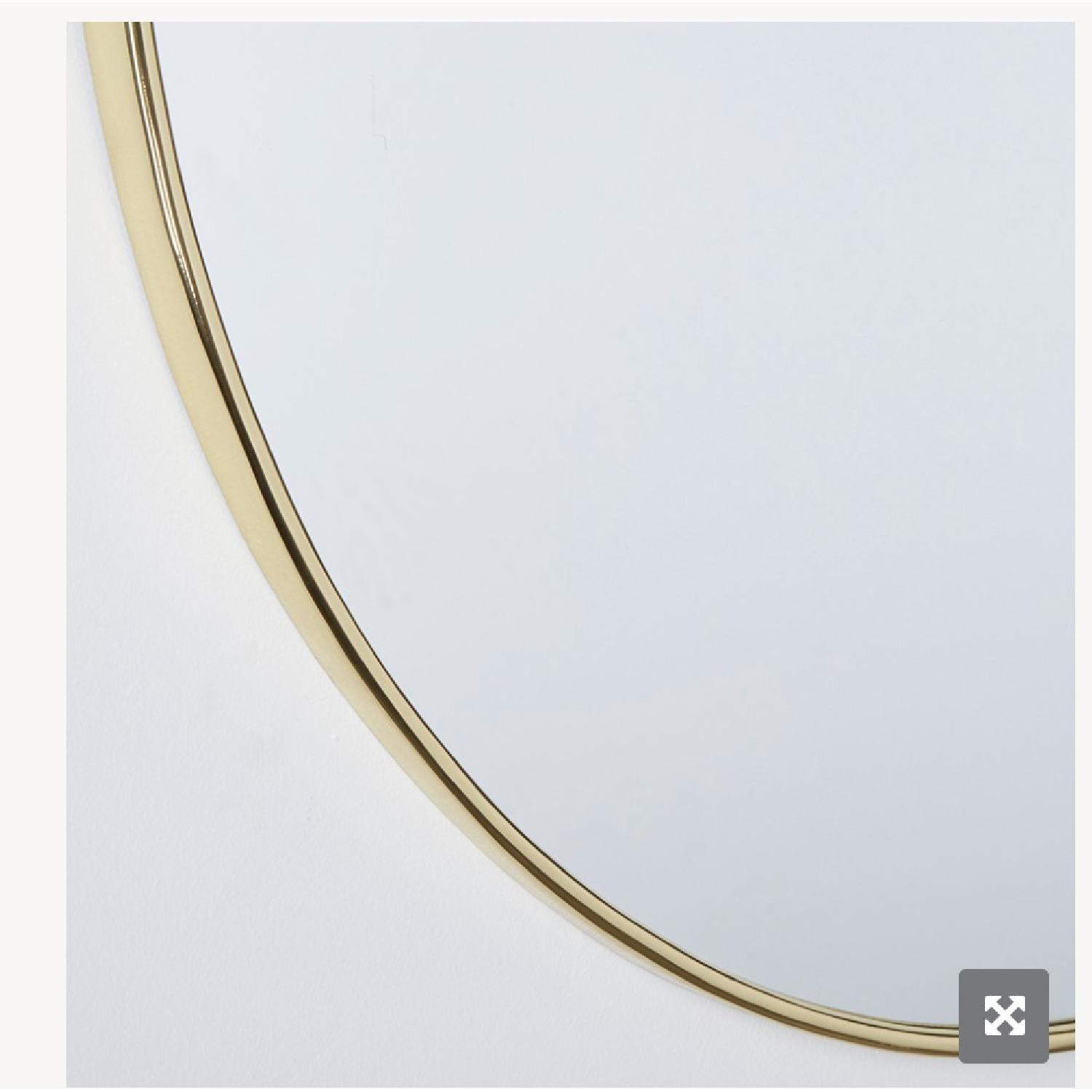 Rejuvenation Round Brass Mirror - image-6