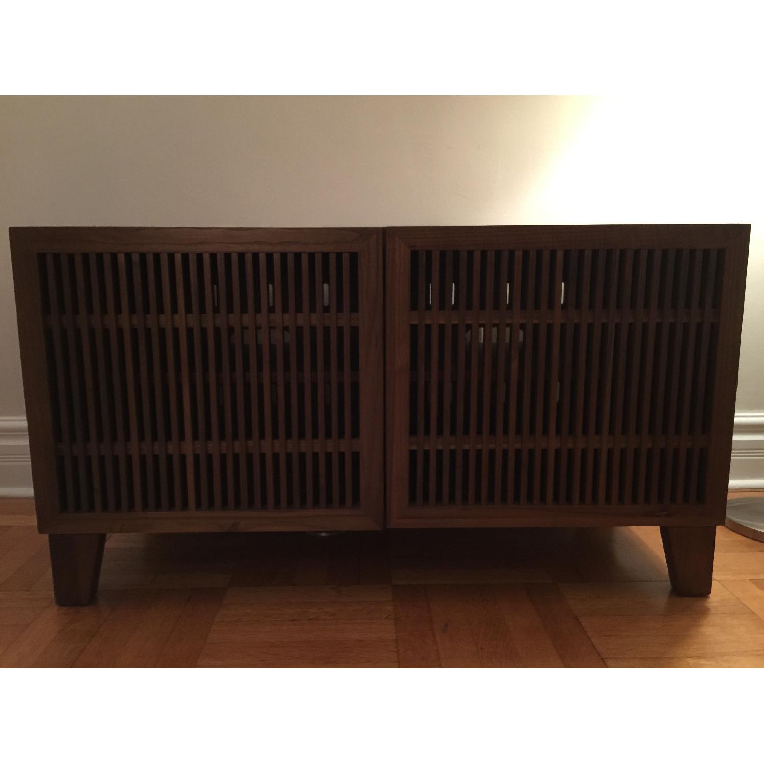Crate & Barrel Marin Shiitake Media Console - image-1
