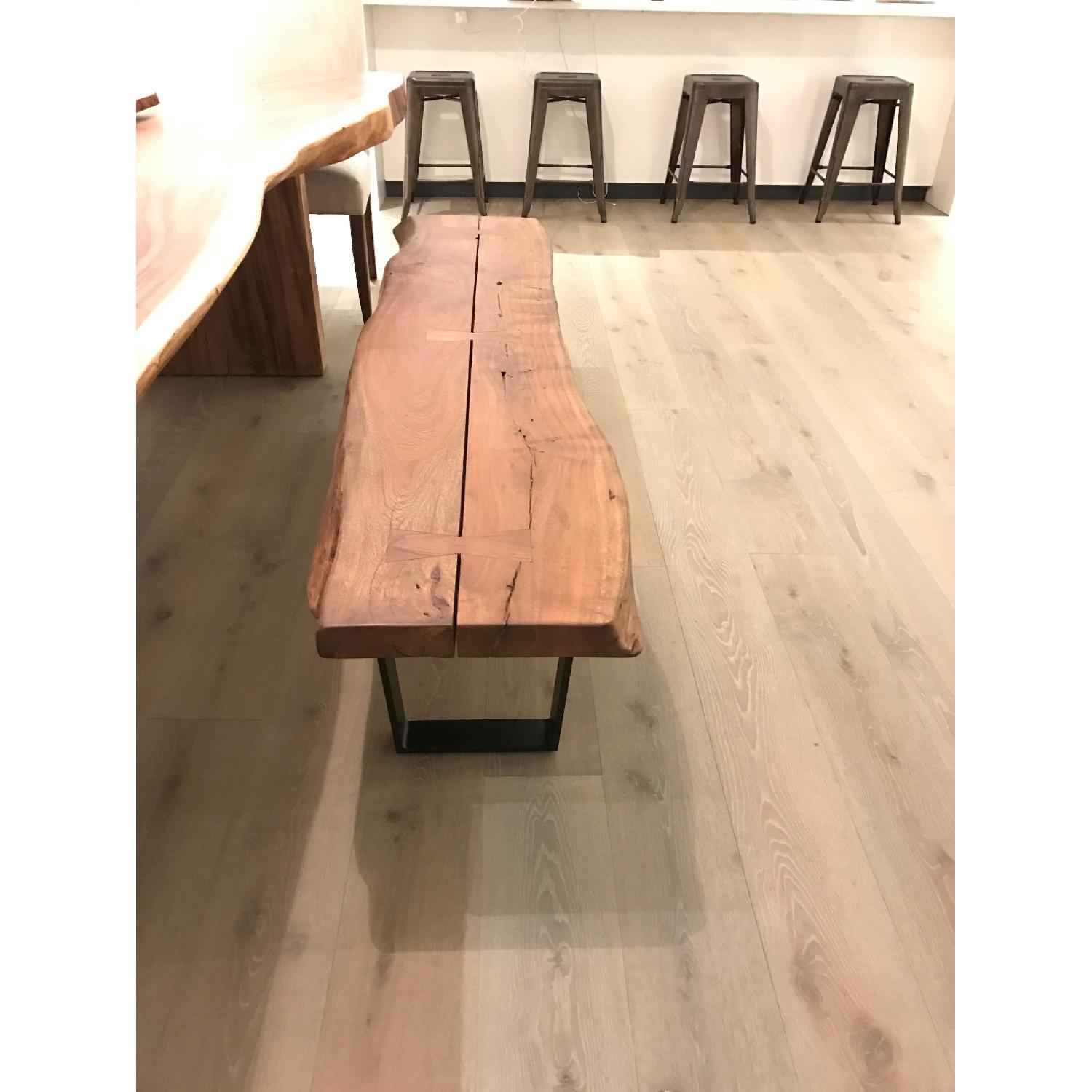 Crate & Barrel Yukon Small Coffee Table/Bench - image-3