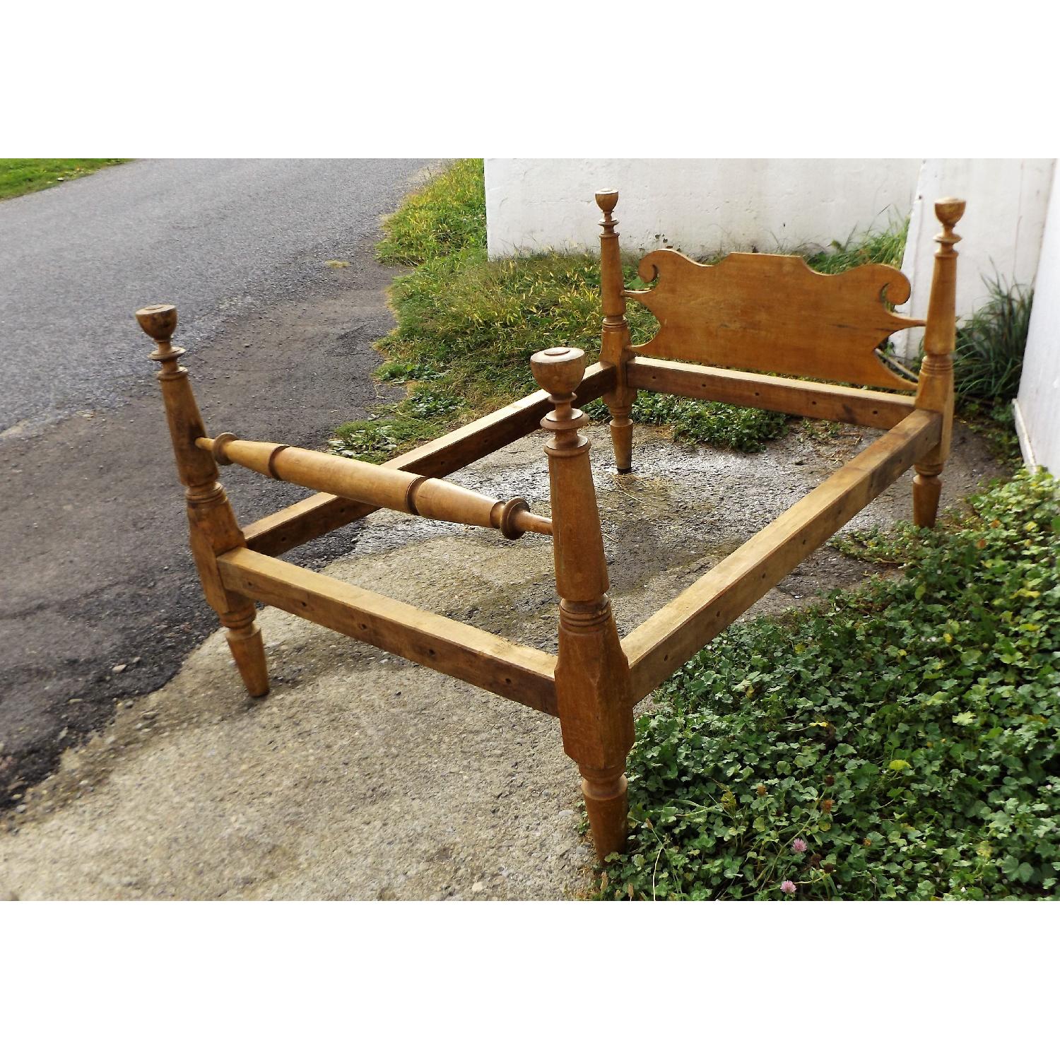 Pre-Civil War Twin Size Rope Bed Frame - image-4
