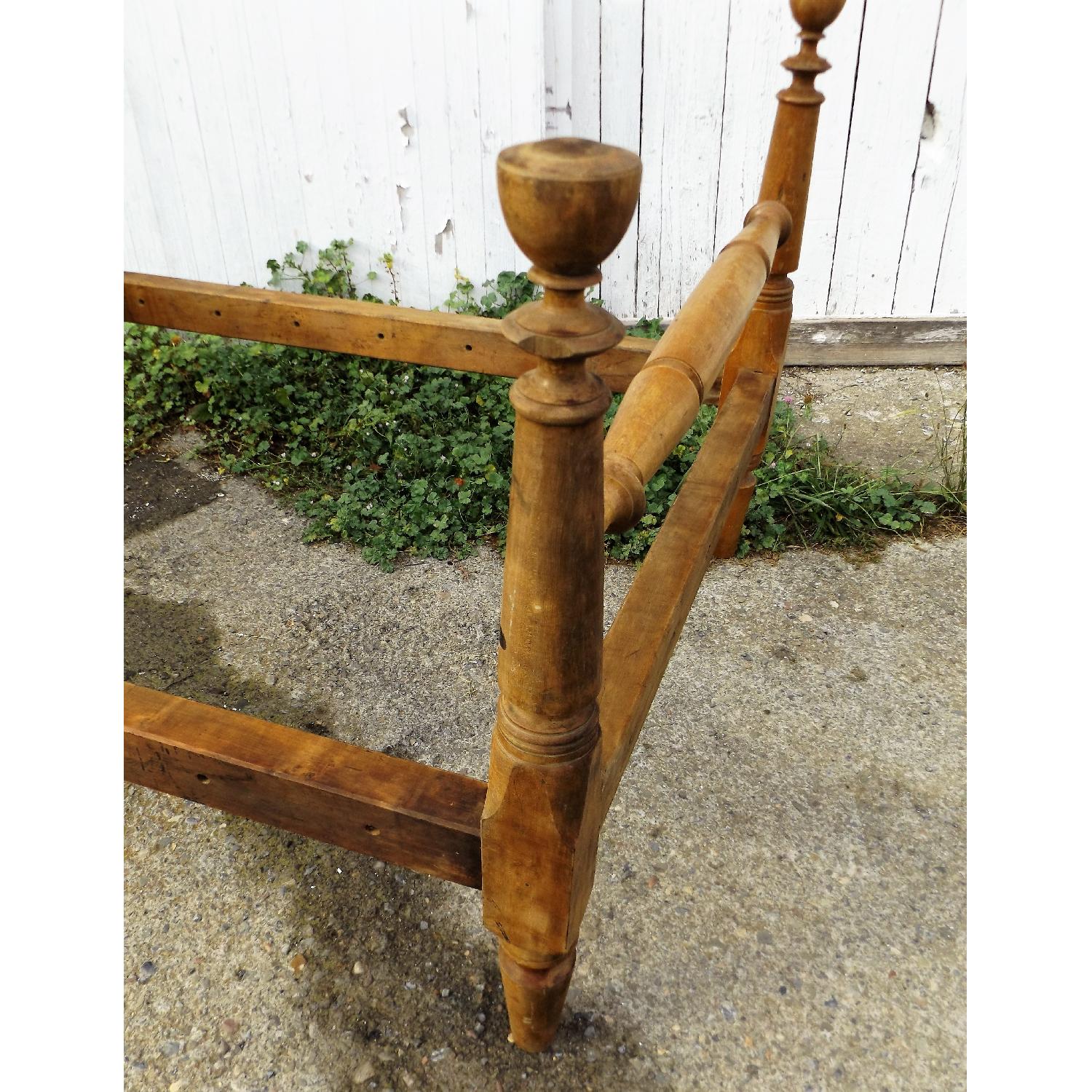 Pre-Civil War Twin Size Rope Bed Frame - image-5