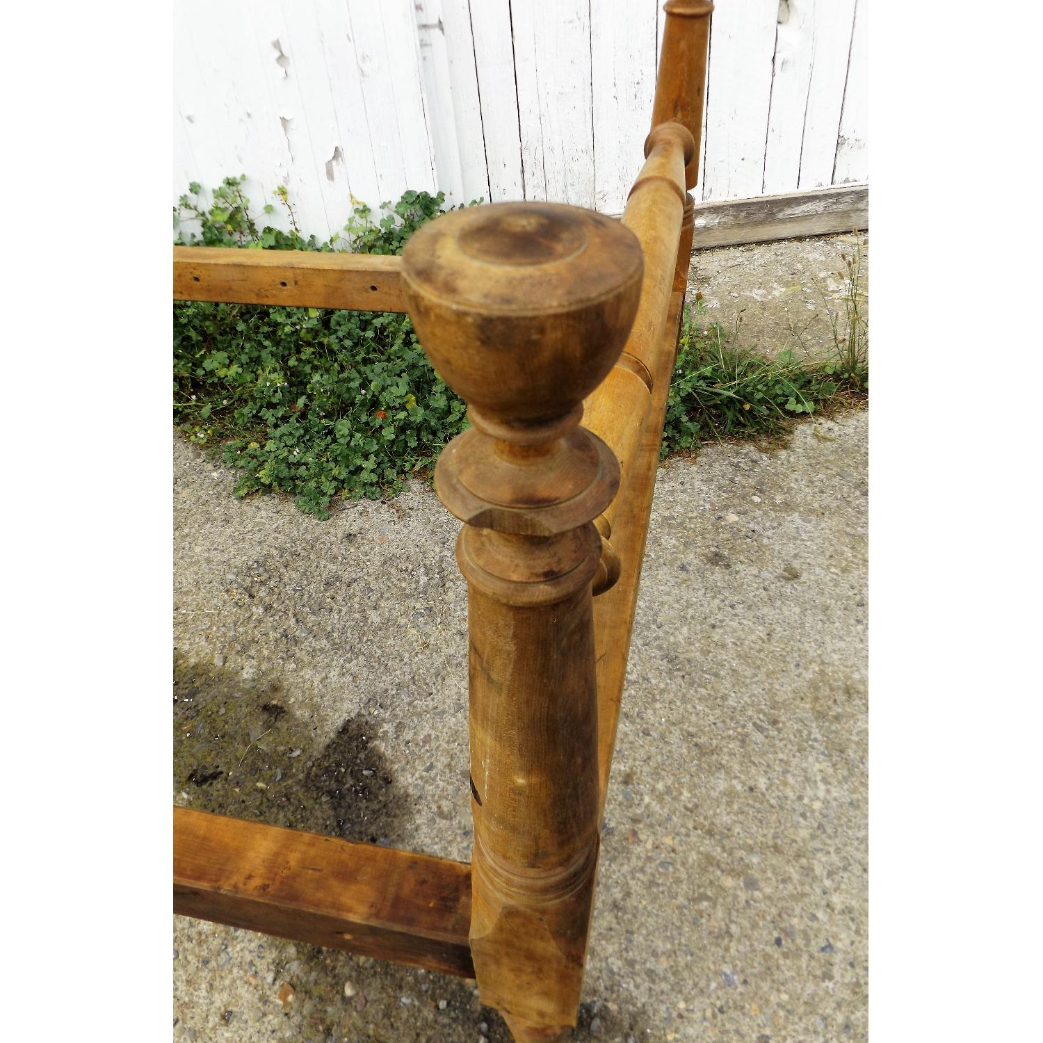 Pre-Civil War Twin Size Rope Bed Frame - image-9