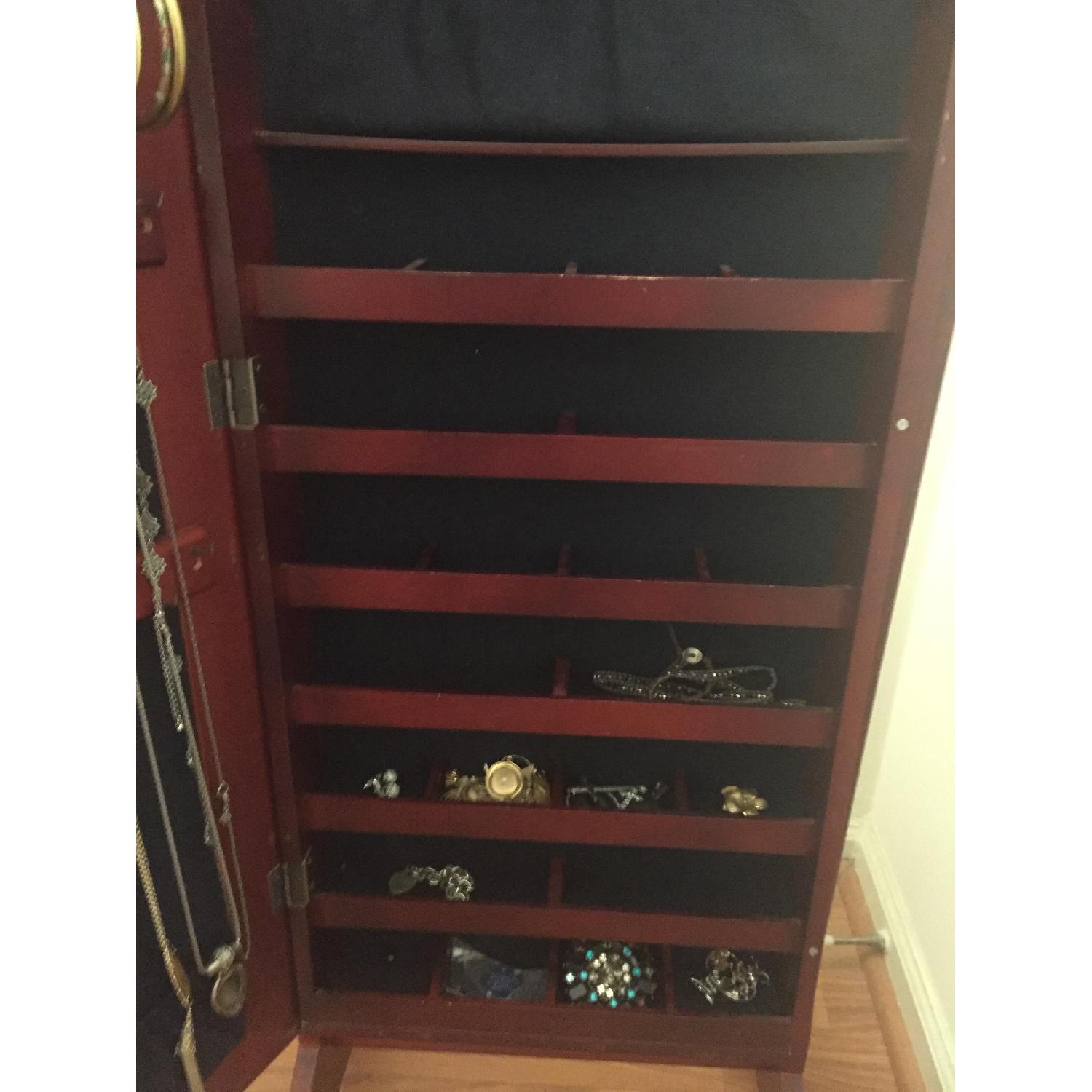 Lori Greiner Cherry SafeKeeper Standing Jewelry Cabinet - image-4