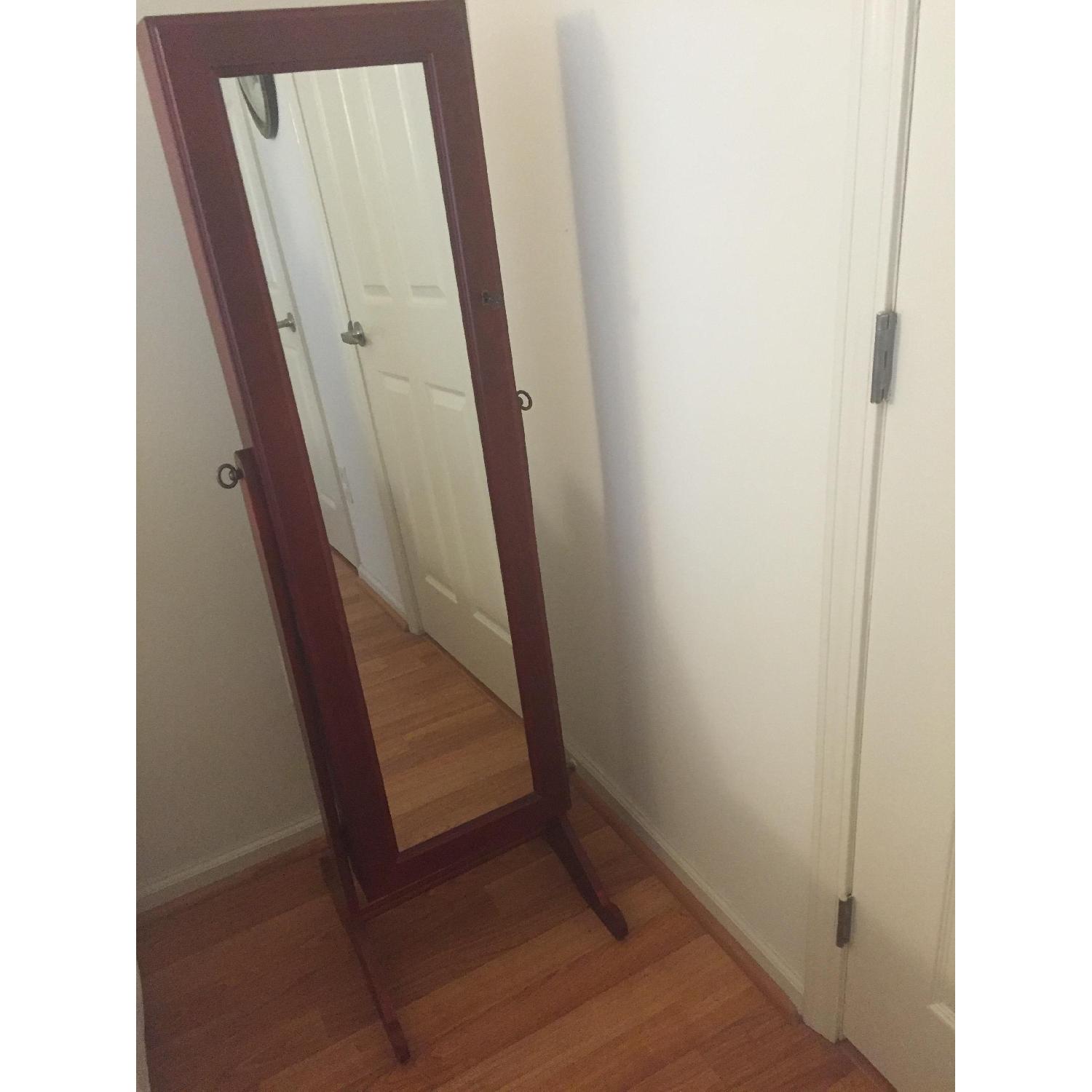 Lori Greiner Cherry SafeKeeper Standing Jewelry Cabinet - image-5