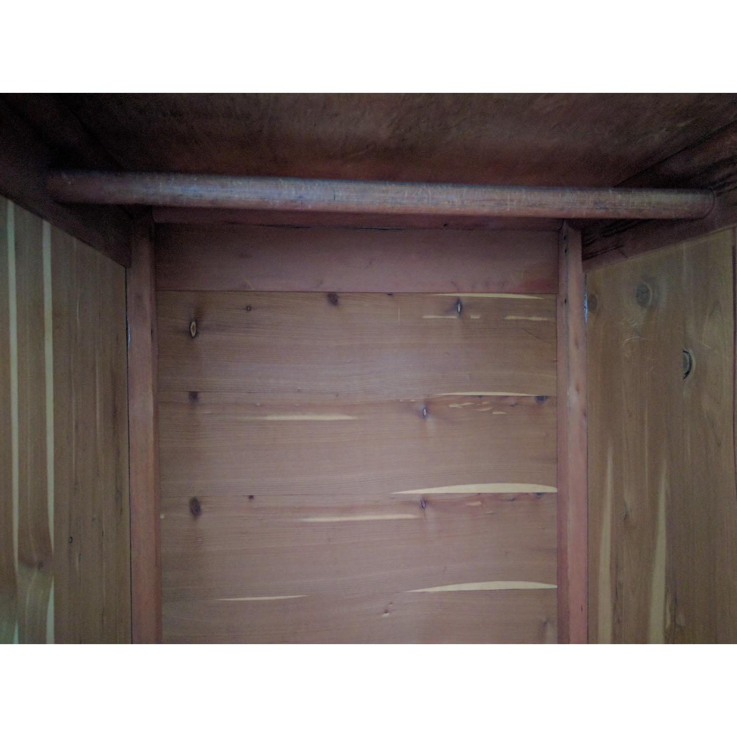 Mid-Century Modern Solid Wood Armoire - image-4