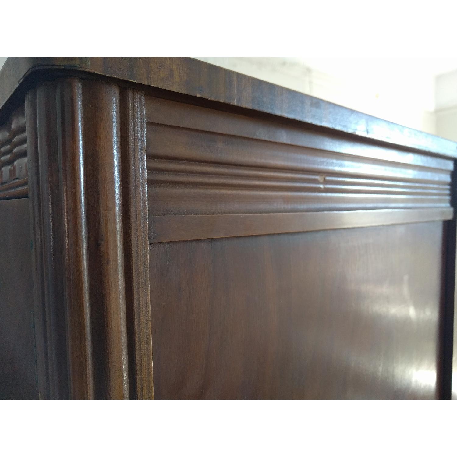 Mid-Century Modern Solid Wood Armoire - image-9