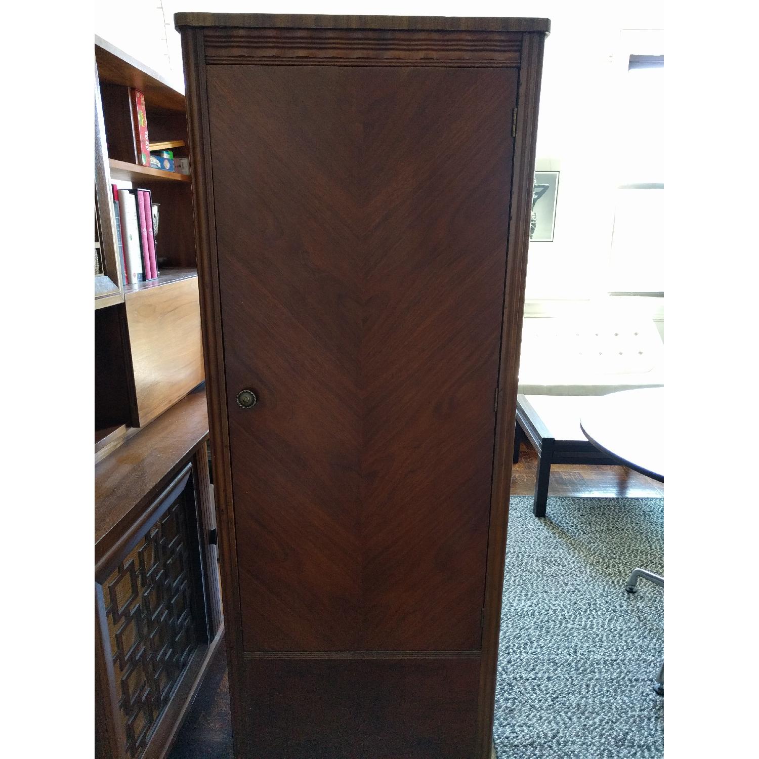 Mid-Century Modern Solid Wood Armoire - image-11
