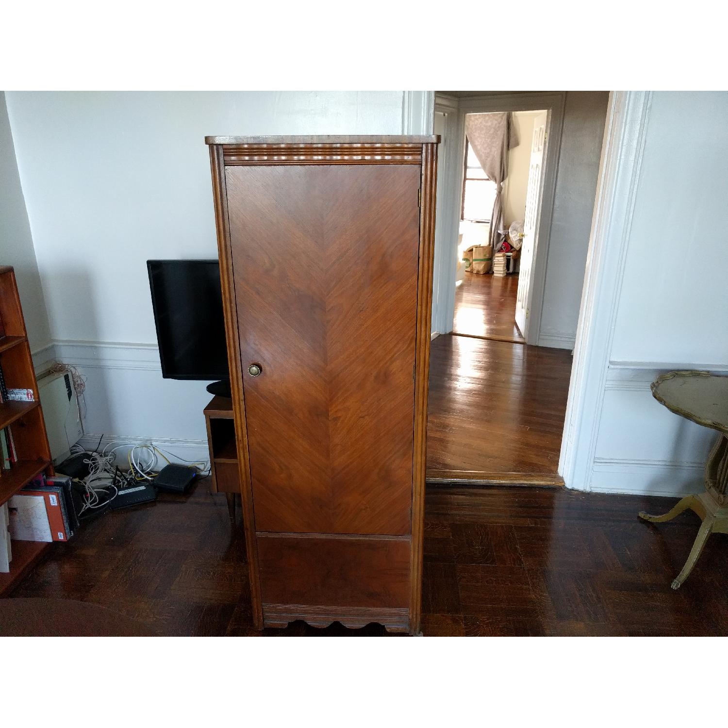 Mid-Century Modern Solid Wood Armoire - image-14